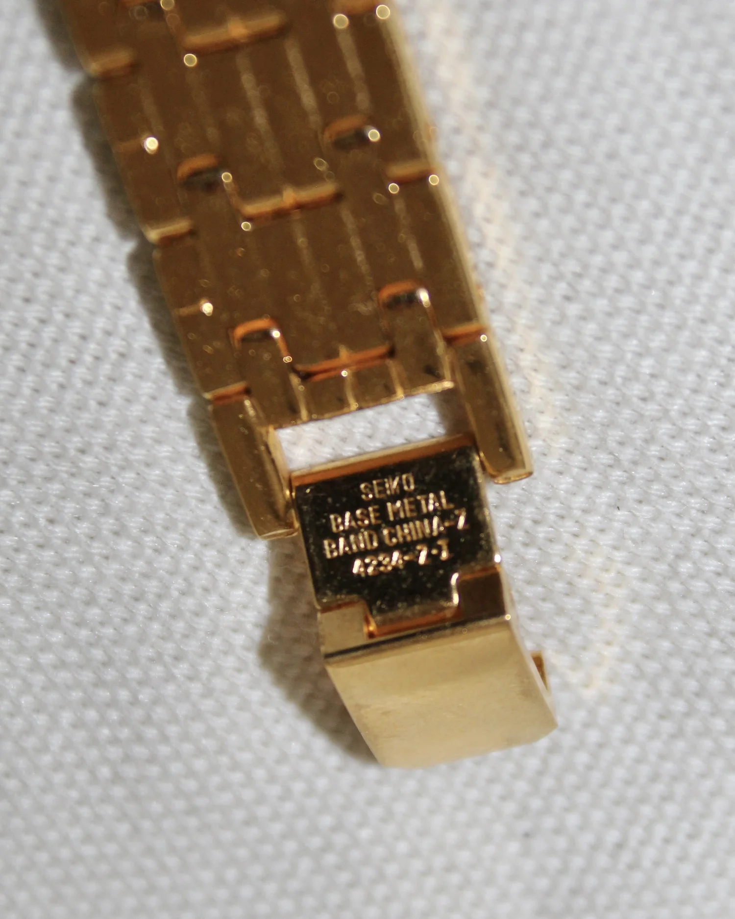 Seiko Half Moon Watch. Vintage Seiko Asymmetrical Watch