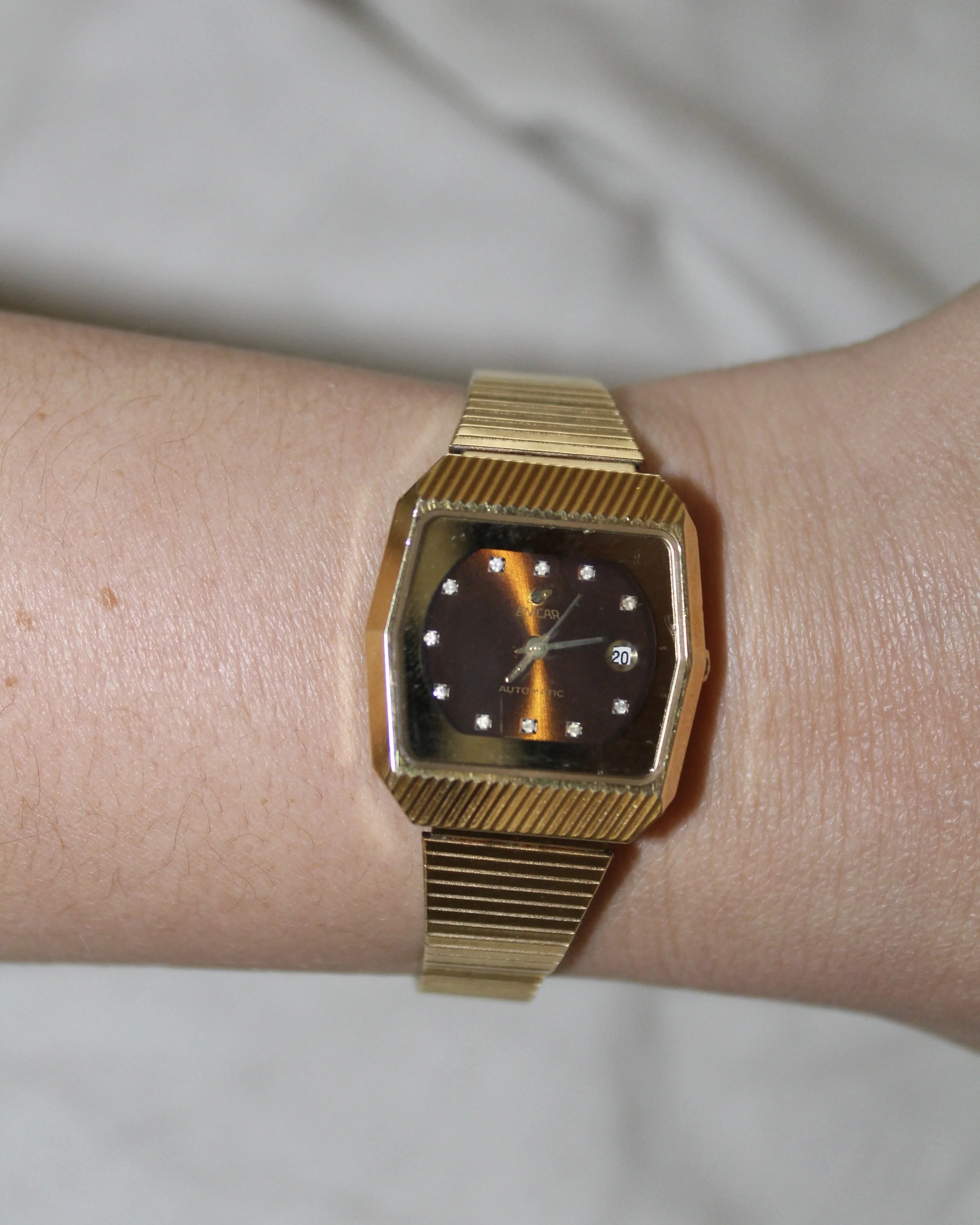 Vintage Space Age Retro Watch Enicar