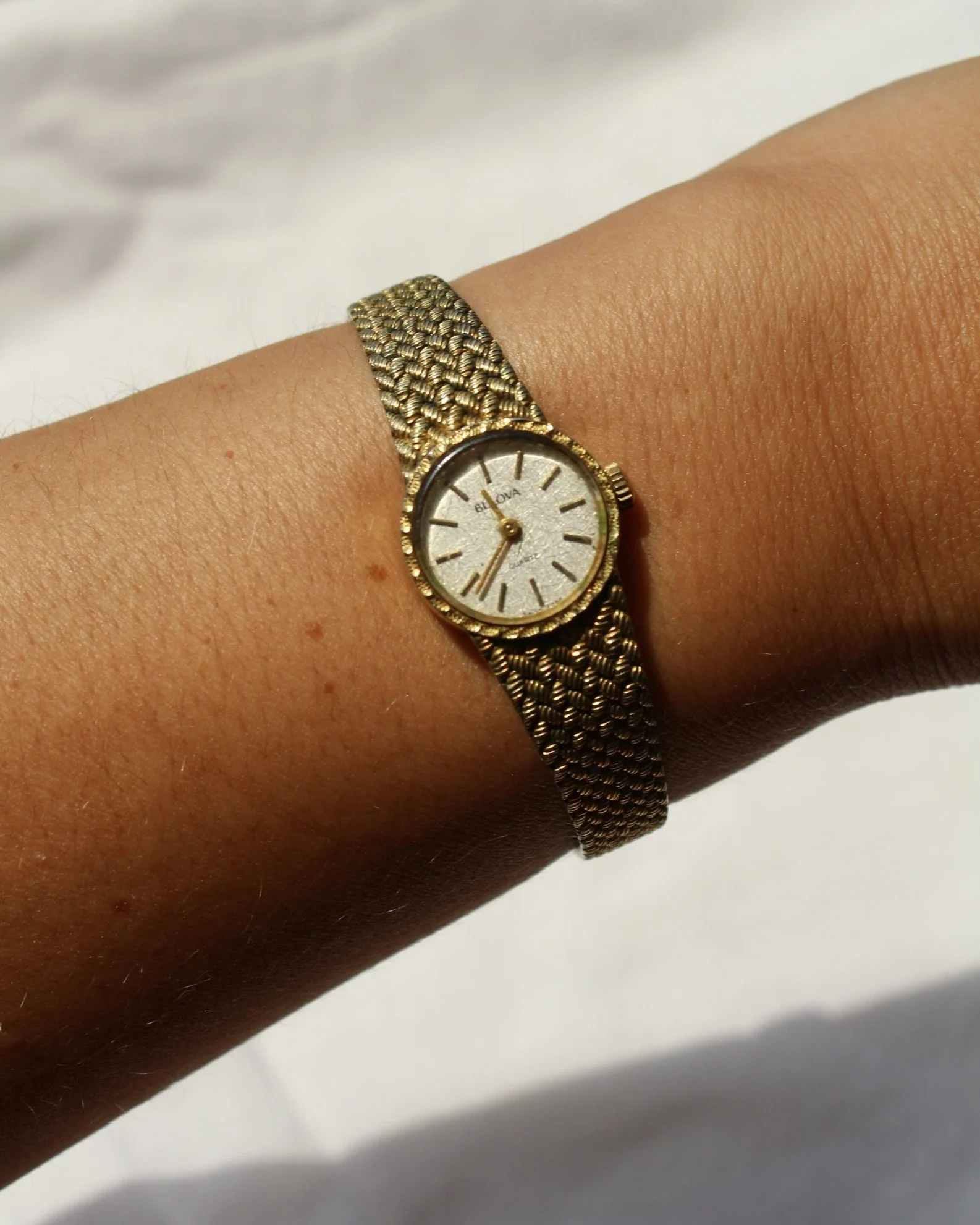 1980s Braided Bulova Watch