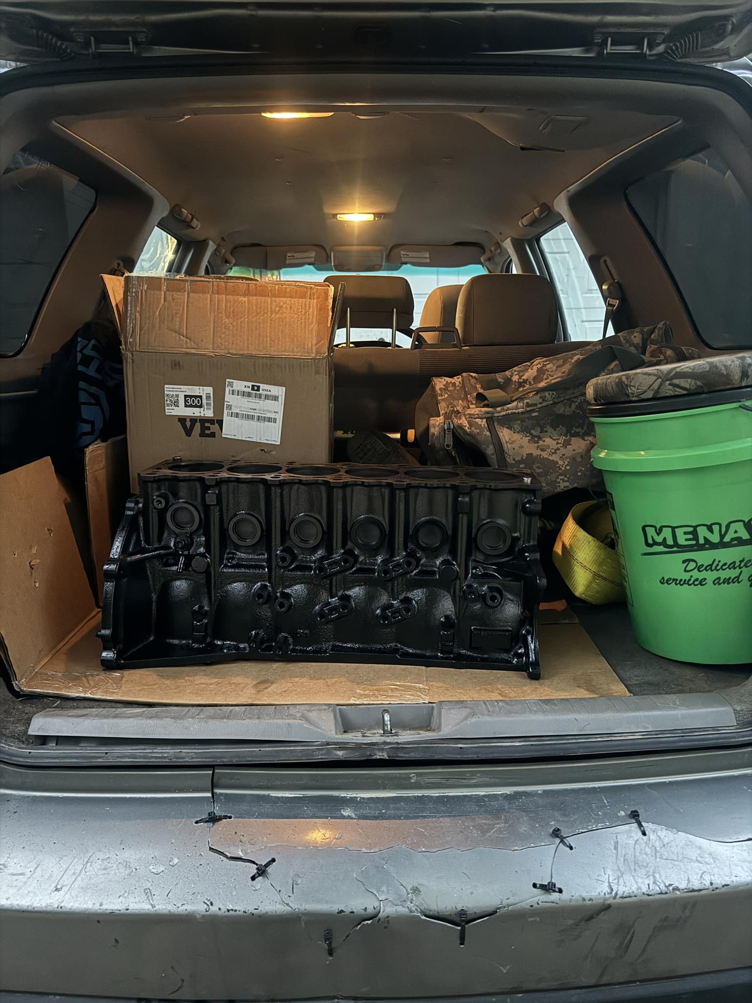 Off to the machine shop. This was an unexpected turn of events. But on the plus side, this engine will be 1000hp+ capable when it&rsquo;s done. 

Gunna be on crunch time to have the car ready for Teysik Performance Driftfest 1, but we&rsquo;ll make i