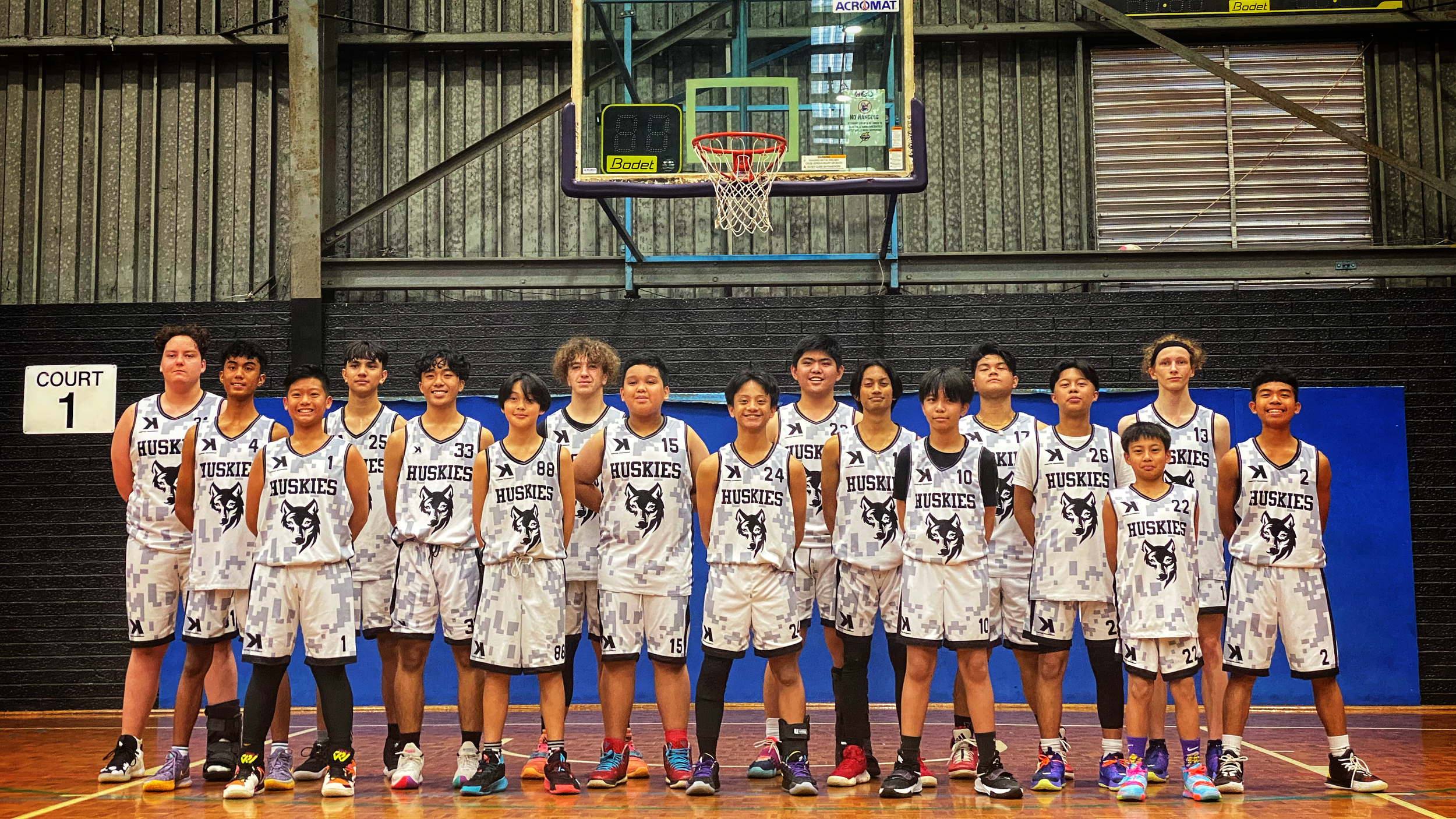 2021/22 Summer Comp Huskies - Founding Members - (Not pictured: Chadd, Chan, Ethan M, Hudson, Isaac)