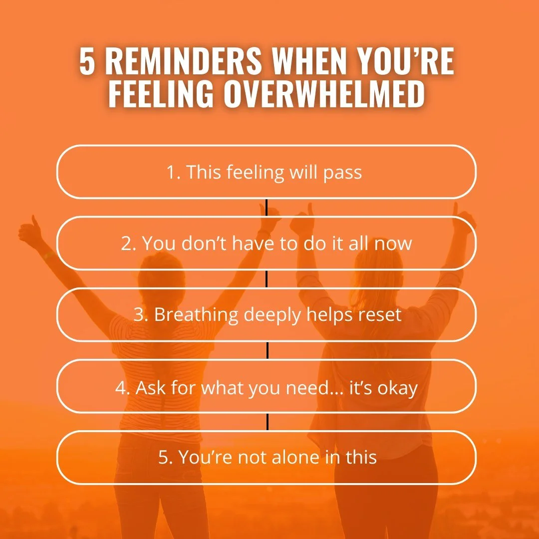 We all face moments when life feels overwhelming, but it&rsquo;s important to remind ourselves that it's okay to pause and reset. Progress doesn&rsquo;t always happen in a rush... sometimes it&rsquo;s about taking small steps and asking for help when