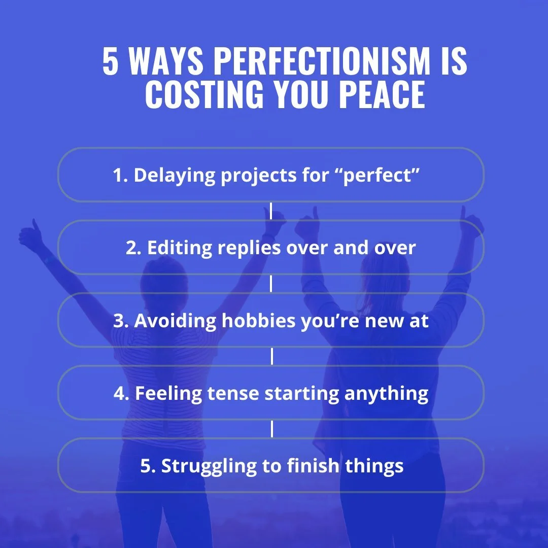 Perfectionism isn&rsquo;t motivation... it&rsquo;s a scam. 💸

It sells you &ldquo;peace when it&rsquo;s perfect&rdquo; while quietly stealing your time, joy, and confidence. ⏳💔

Take the leap. Messy progress > waiting forever. 🌱✨

#Perfectionis