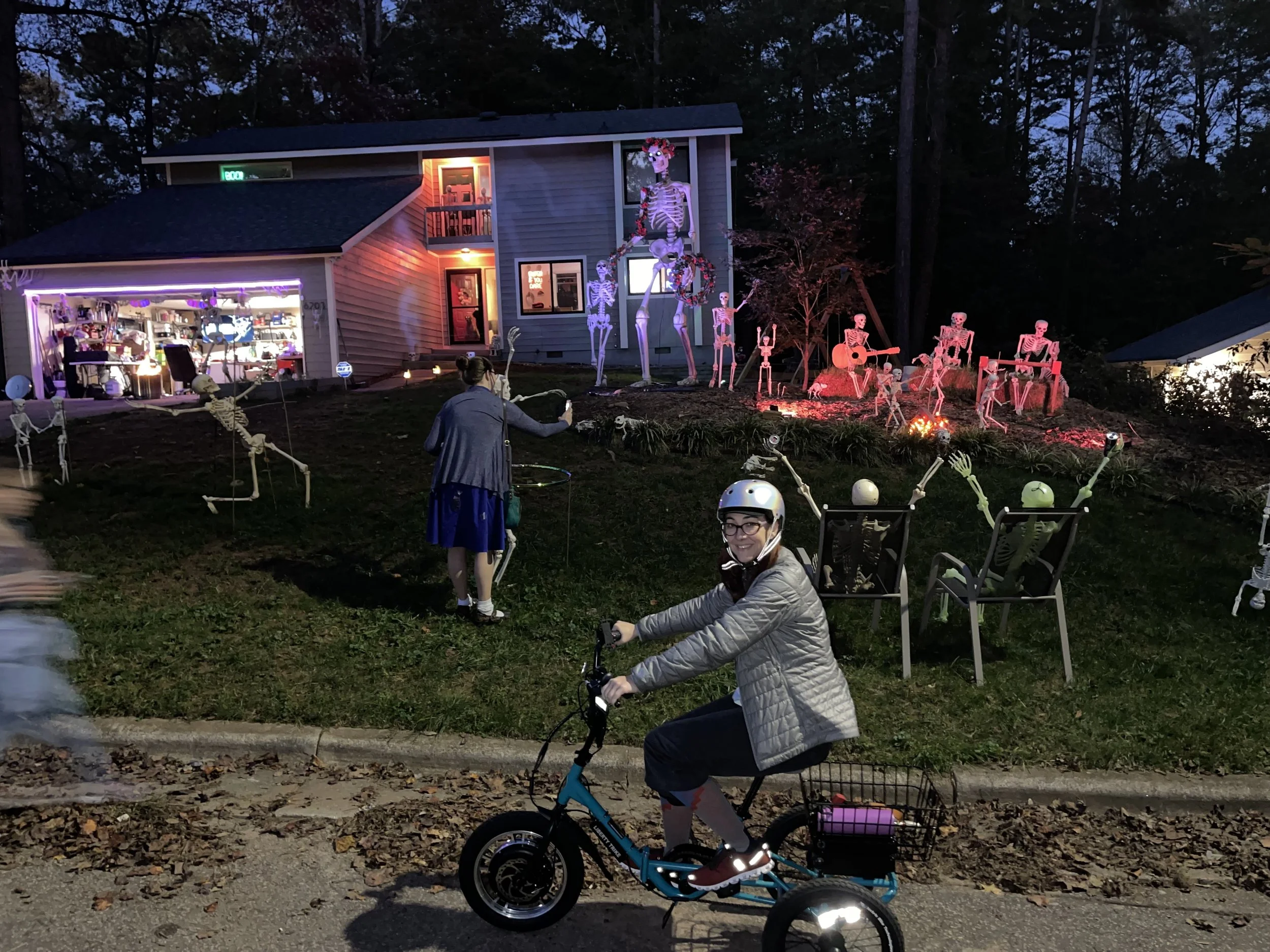Trick or Treating by Bike