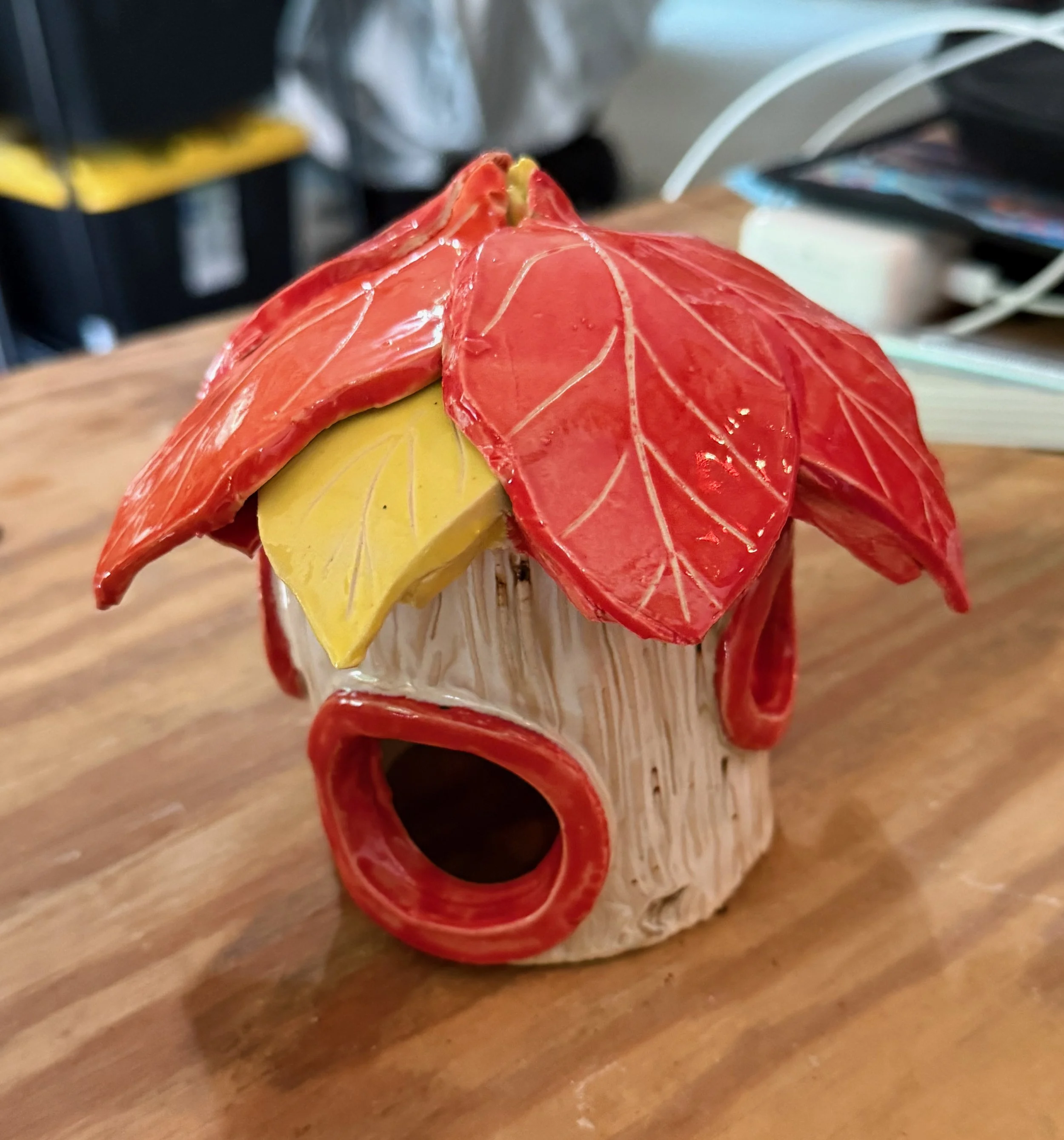 Birch Fairy House