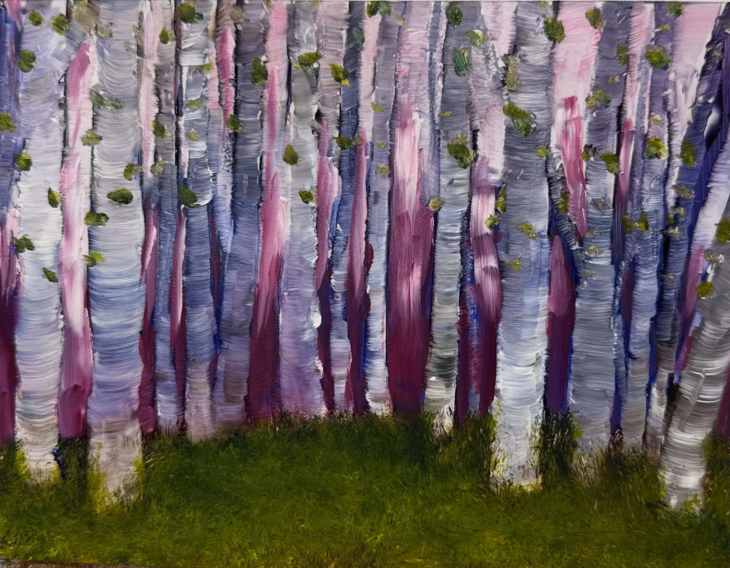 Spring, 6x8 Oil on Aluminum (Available)