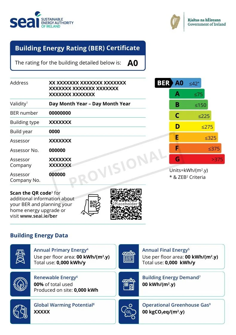 Sample of New BER Assessment Certificate