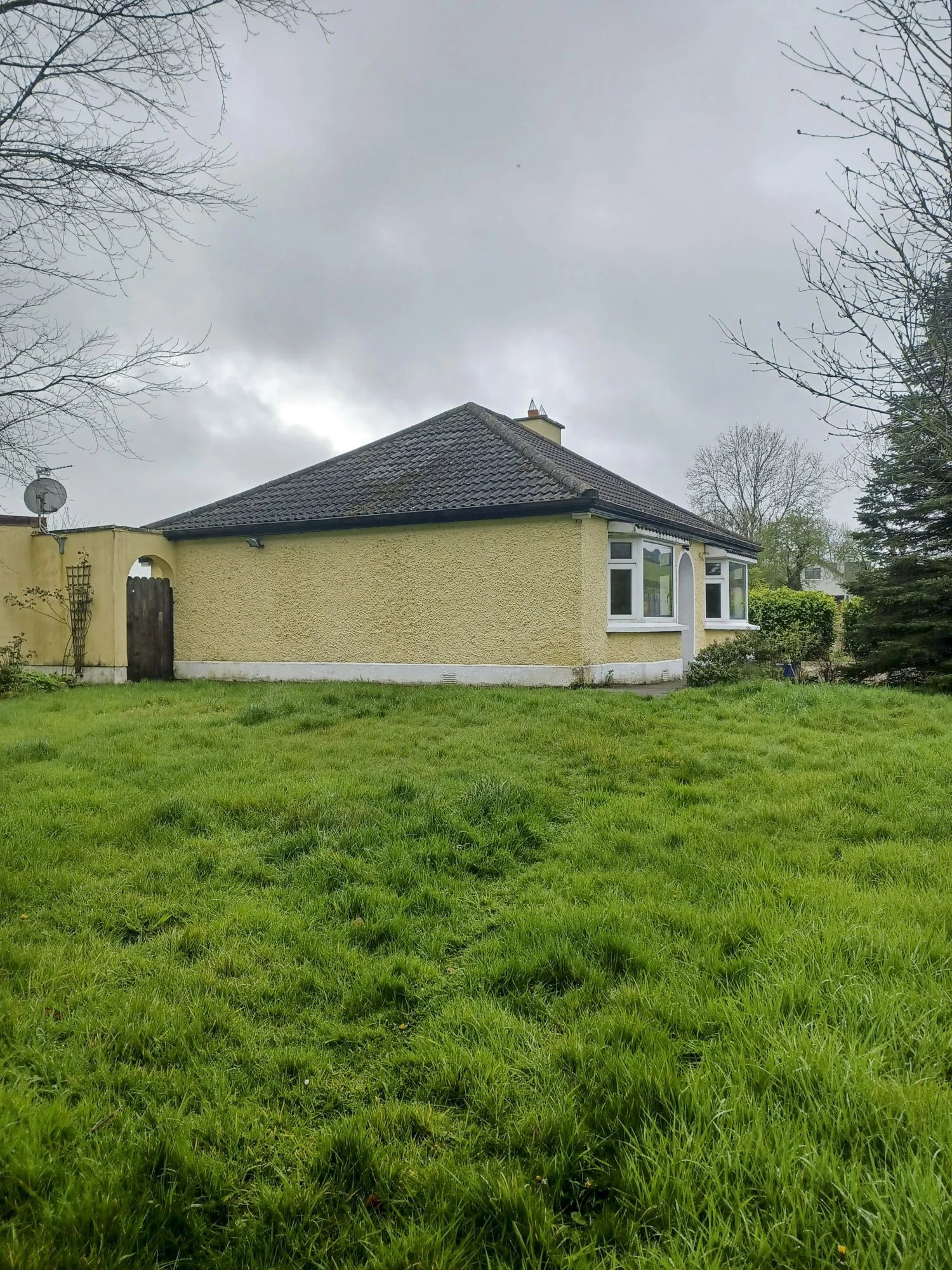 View of the home before retrofit.