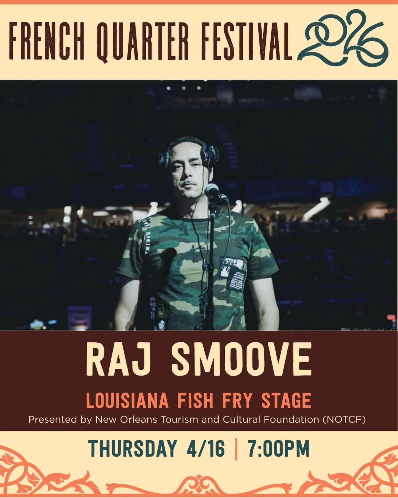 Like we always do about this time! Always happy to be apart of @fqfest 😃 The party is going down at the Fish Fry stage! See yall soon 🔥🔥🔥