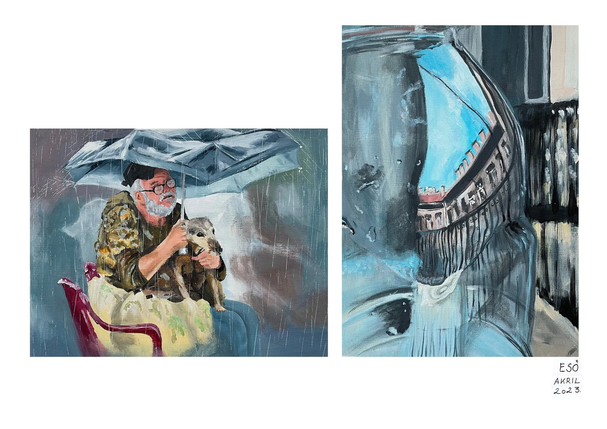 Fest&eacute;szet szakos di&aacute;kunk munk&aacute;ja 🌧