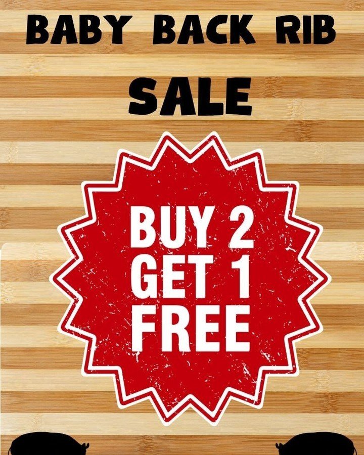 Baby Back Rib Sale