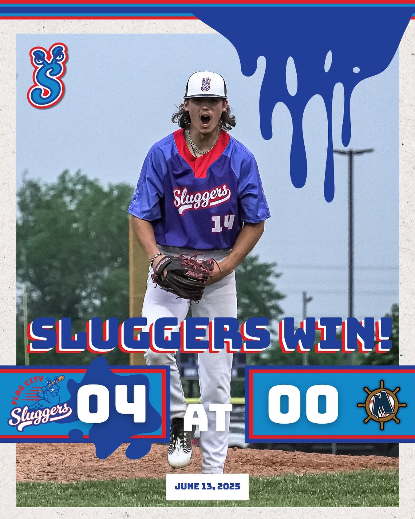 SLUGGERS WIN!!! 🥇
Tonight, history was made for the Sluggers. With a shutout win, 4-0 against @muskegonclippers!
📸 Magdelyn English
#sluggershistory #flagcitysluggers #sluggerswin
