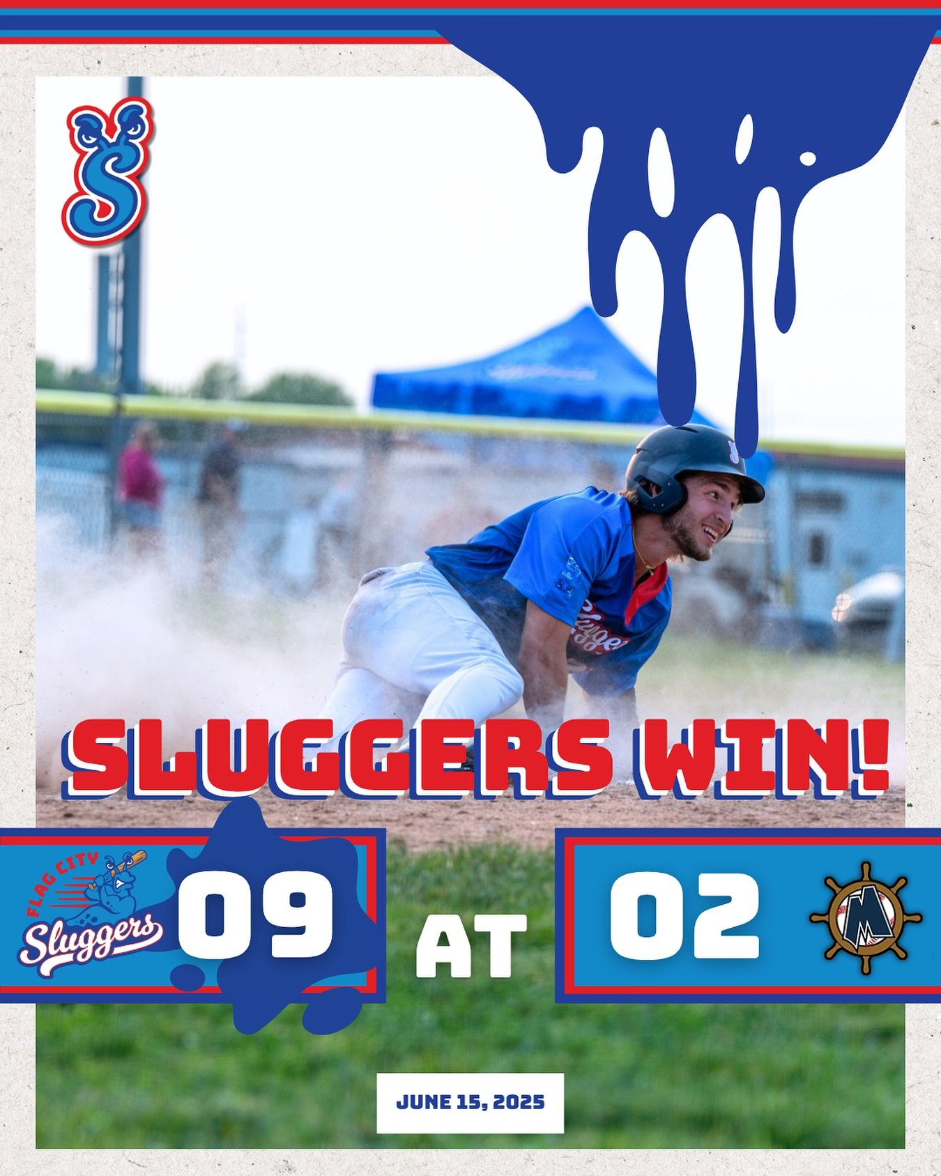 SLUGGERS WIN 🥇
The Sluggers bring home a clean sweep! Finishing out the weekend with a 9-2 win! 😎
📸 Hailey Pettit
#sluggerswin #flagcitysluggers