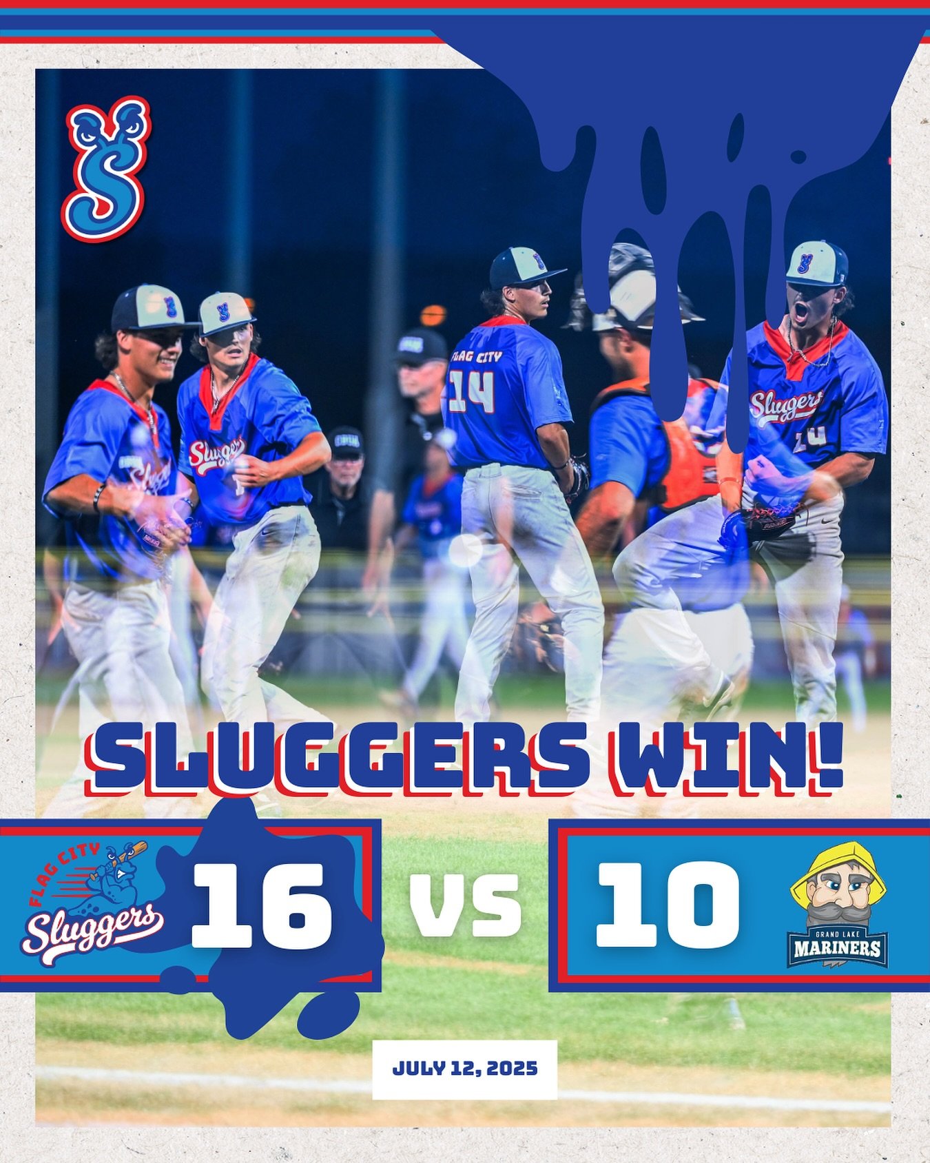And they WIN!! 🏅Sluggers with the W here at Marathon Diamonds 💎 #LetsGoSluggers
📸: @haileymae.jpg