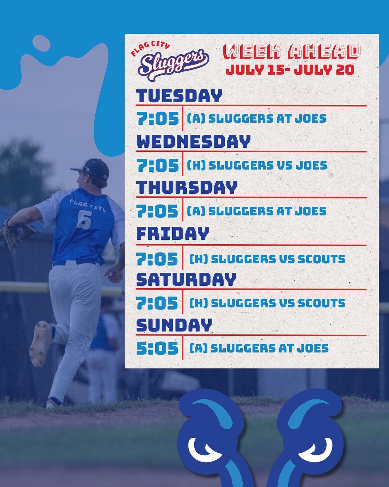 Let’s take a look 👀 at this week in Sluggers baseball ⚾️💥 Join us on Wednesday, Friday, and Saturday for some hometown baseball and support your Sluggers from home while they’re on the road! 🚌 #LetsGoSluggers
📸: @haileymae.jpg