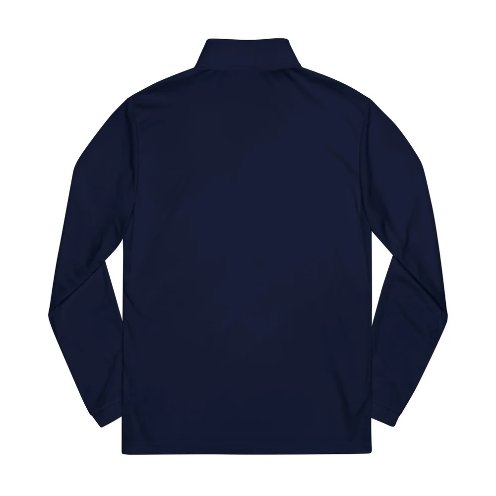 Adidas® Quarter-Zip Pullover with Colorful Embroidery — Flag City