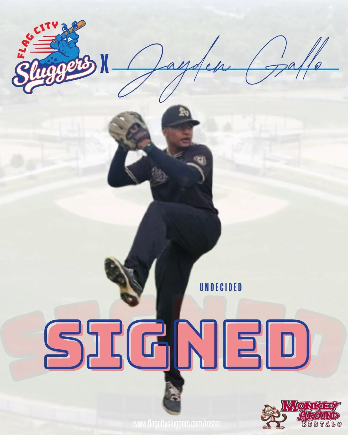 NEW SLUGGER ALERT! 🚨🐌⚾️

The Sluggers family just got a whole lot stronger. Help us give a massive welcome to Jayden Gallo!

Jayden is making the trip down from Toronto, Ontario, bringing a lethal RHP/OF dual-threat skill set to the squad.

Fresh o