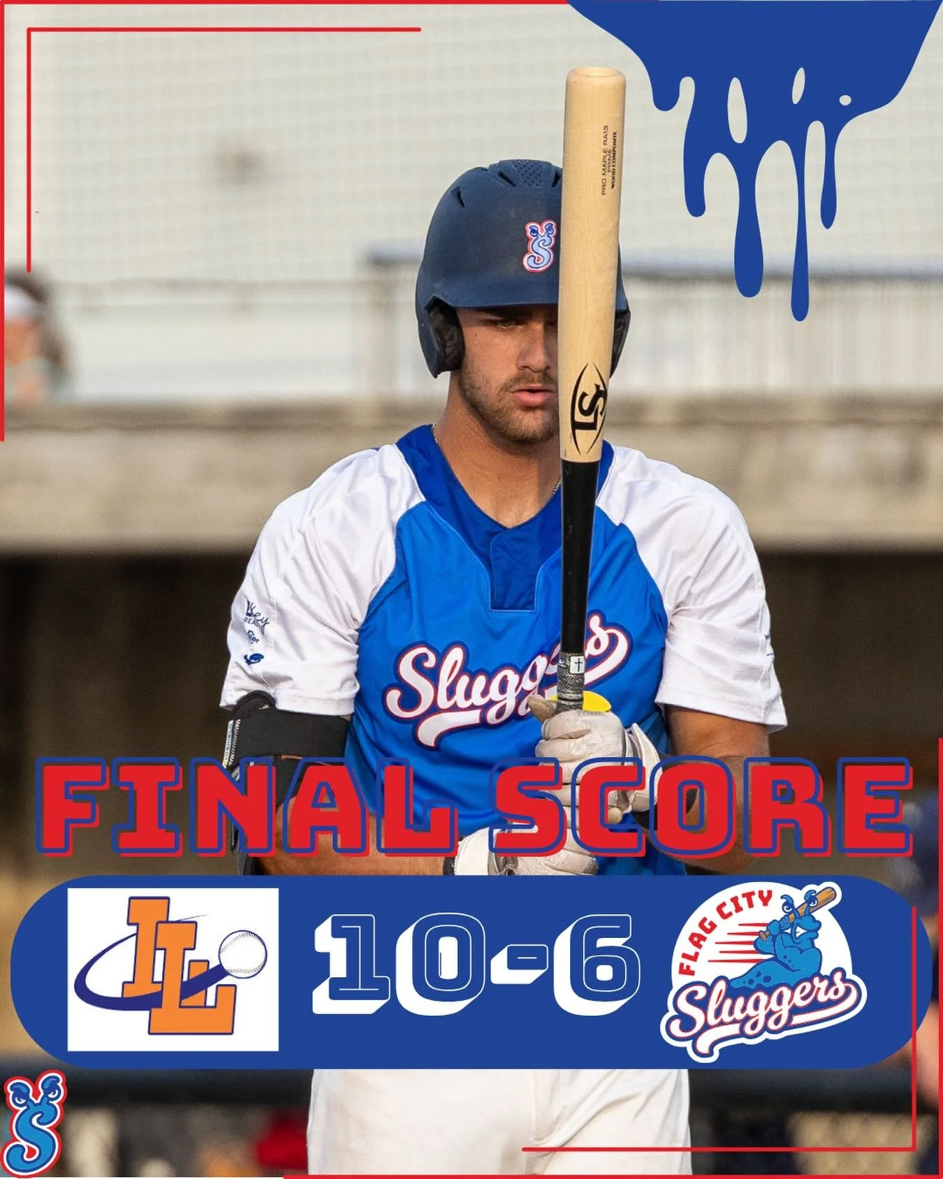 Final Score: Lima Locos 10, Sluggers 6 ⚾️🐌

A massive thank you to Flag City and everyone who came out to support the team tonight! The energy in the stands was incredible, and we couldnt have done it without you cheering us on every single inning.
