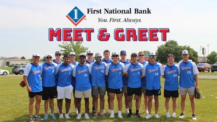 What a home run of a day! ⚾️ 

A huge thank you to First National Bank for hosting the Sluggers today, and to everyone who came out to say hello! We loved meeting the fans, signing some autographs, and sharing our love for the game. We are so gratefu