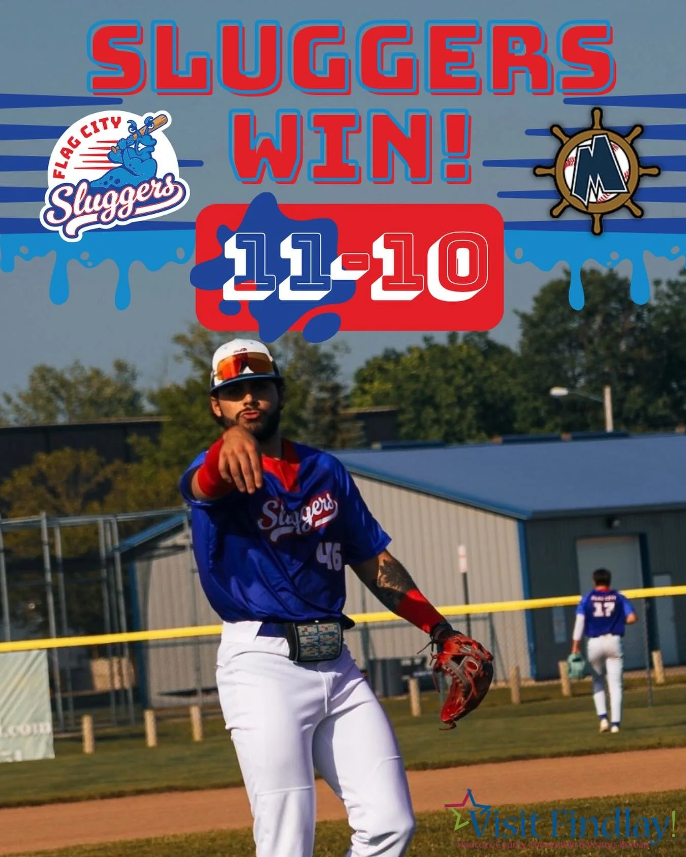 EXTRA INNINGS DRAMA! ⚾️💥

The Flag City Sluggers take down the Muskegon Clippers in an absolute 11-10 thriller! Down to the wire and into the 10th, but these boys just refuse to quit. What an incredible performance to lock in the W! 🪵💪

#SluggerNa
