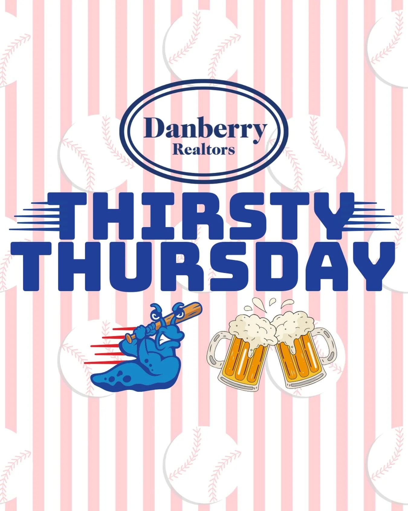It&rsquo;s Thirsty Thursday with the Flag City Sluggers! 🚨

Brought to you by Danberry Realtors, we&rsquo;re running BOGO domestic beers all game long! 🍻

Huge thanks to Joe Fenimore and Josh Amstutz for making tonight happen. Come thirsty, leave h