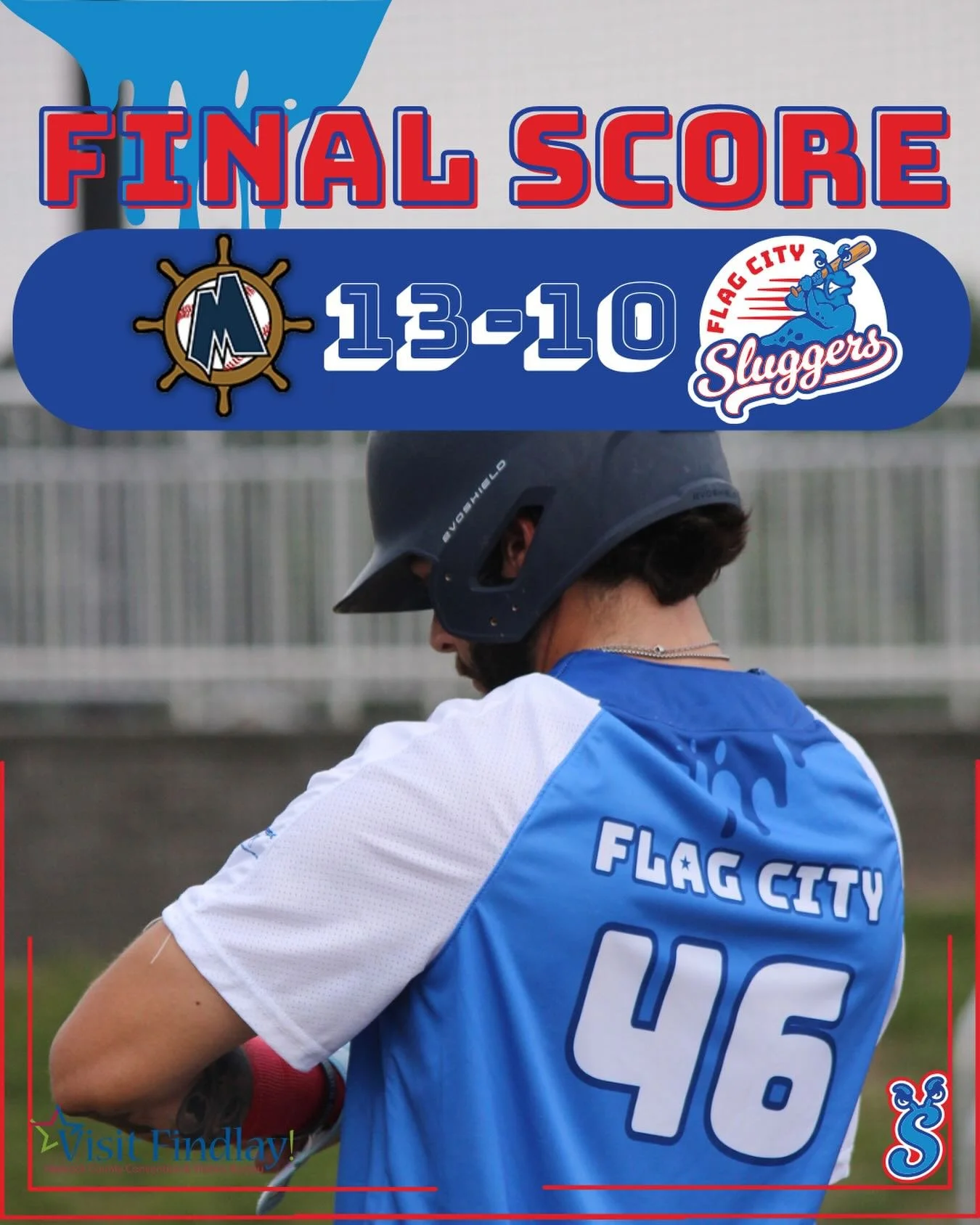 Tough fight in Game 3. ⚾️ The Sluggers dropped a high-scoring battle to the Muskegon Clippers, 13-10.

But we don&rsquo;t dwell on the past&mdash;we bounce back!

 Tomorrow: Road trip to Hamilton to take on the Joes.
 Saturday: WE ARE BACK HOME! See 
