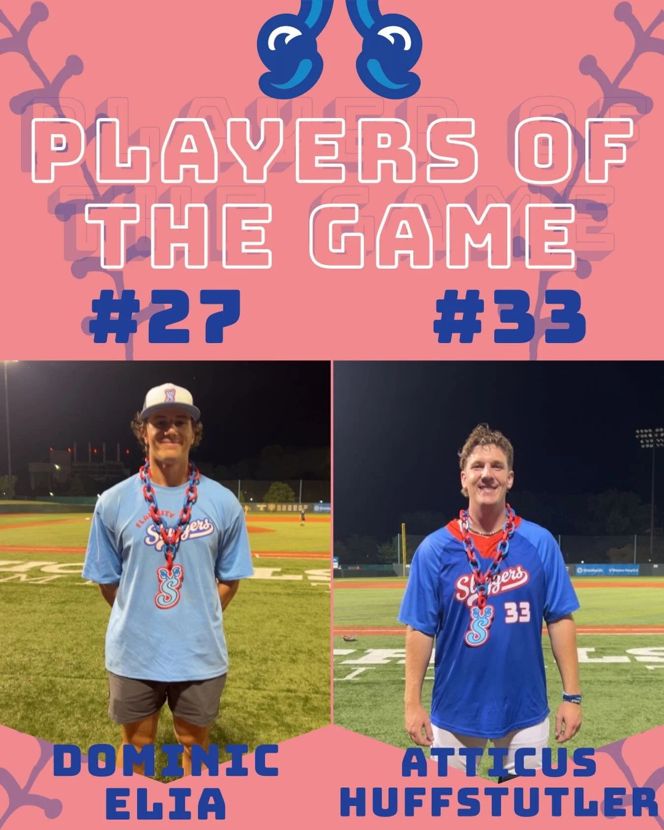 Locked in from the mound to the batter&rsquo;s box. 🔒💥

⚾️ Dominic Elia: 5.2 IP, 0 ER (Game 1 Slug)
⚾️ Atticus Huffstutler: 5 H, 6 RBI (Game 2 Slug)

Two games, two absolute masterclasses. Let&rsquo;s keep rolling!

#WinTheDay #Ballers #Doubleheade