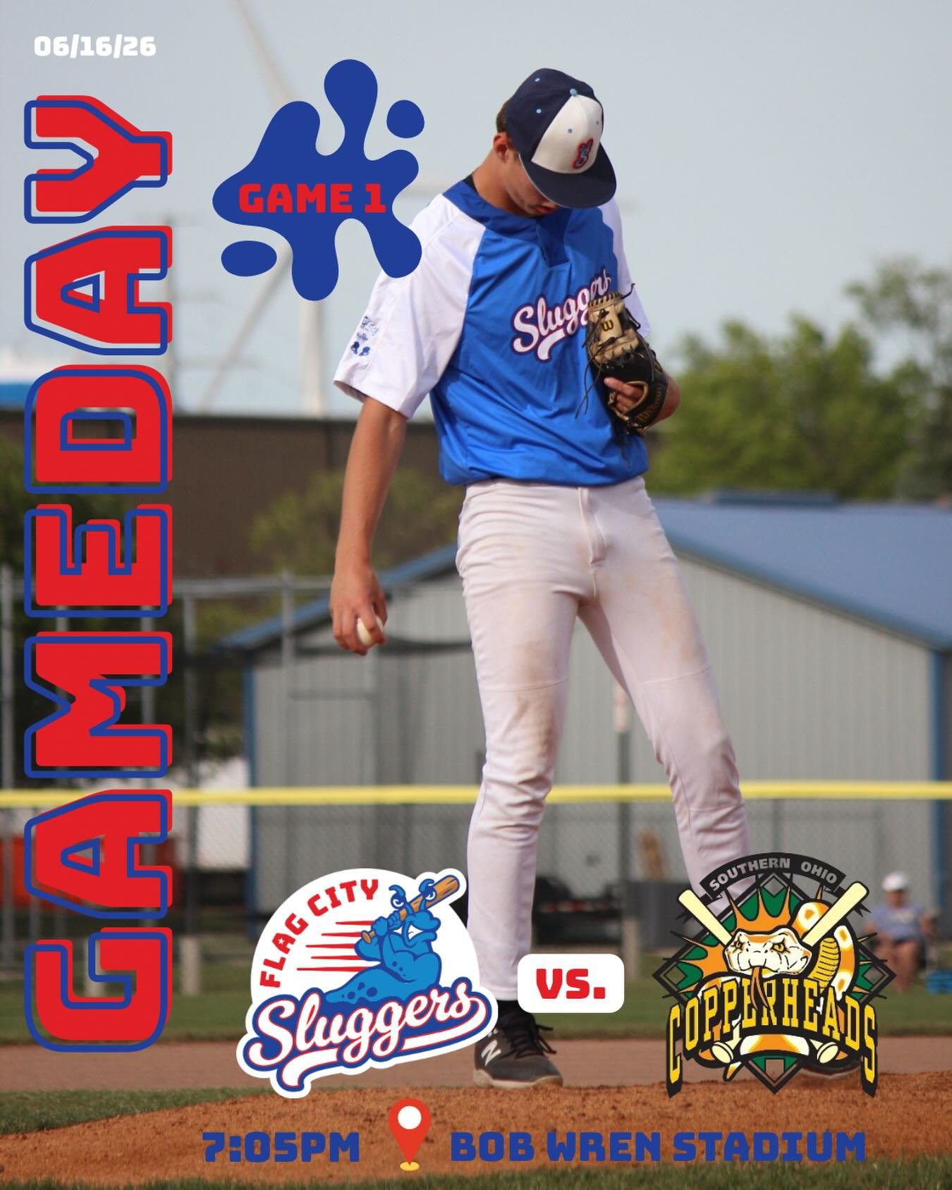 Road trip time! 🚗💨 

The Flag City Sluggers are heading down to Athens tonight to take on the Southern Ohio Copperheads for Game 1 of the series.

📍 Bob Wren Stadium
⏰ First pitch @ 7:05 PM
📺 Catch all the action streaming live on FloSports!

Let
