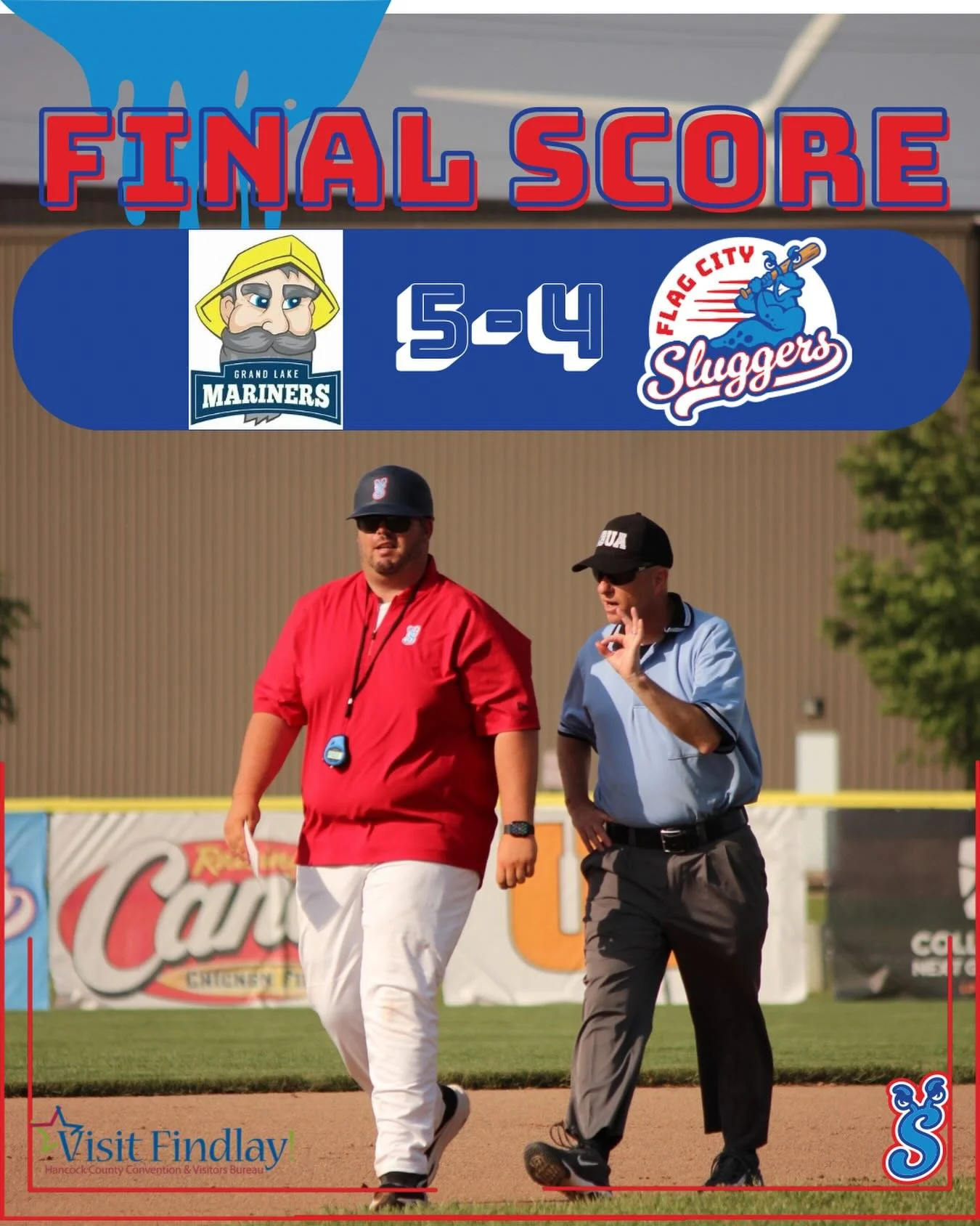 Tough loss today, but tomorrow is a new game. ⚾️ 

Pack the Marathon Diamonds tomorrow at 1:05 PM for the Father&rsquo;s Day series finale against the Grand Lake Mariners! Celebrate Dad with some Sluggers baseball. 🙌💙 

#FlagCity #Baseballdad #Supp