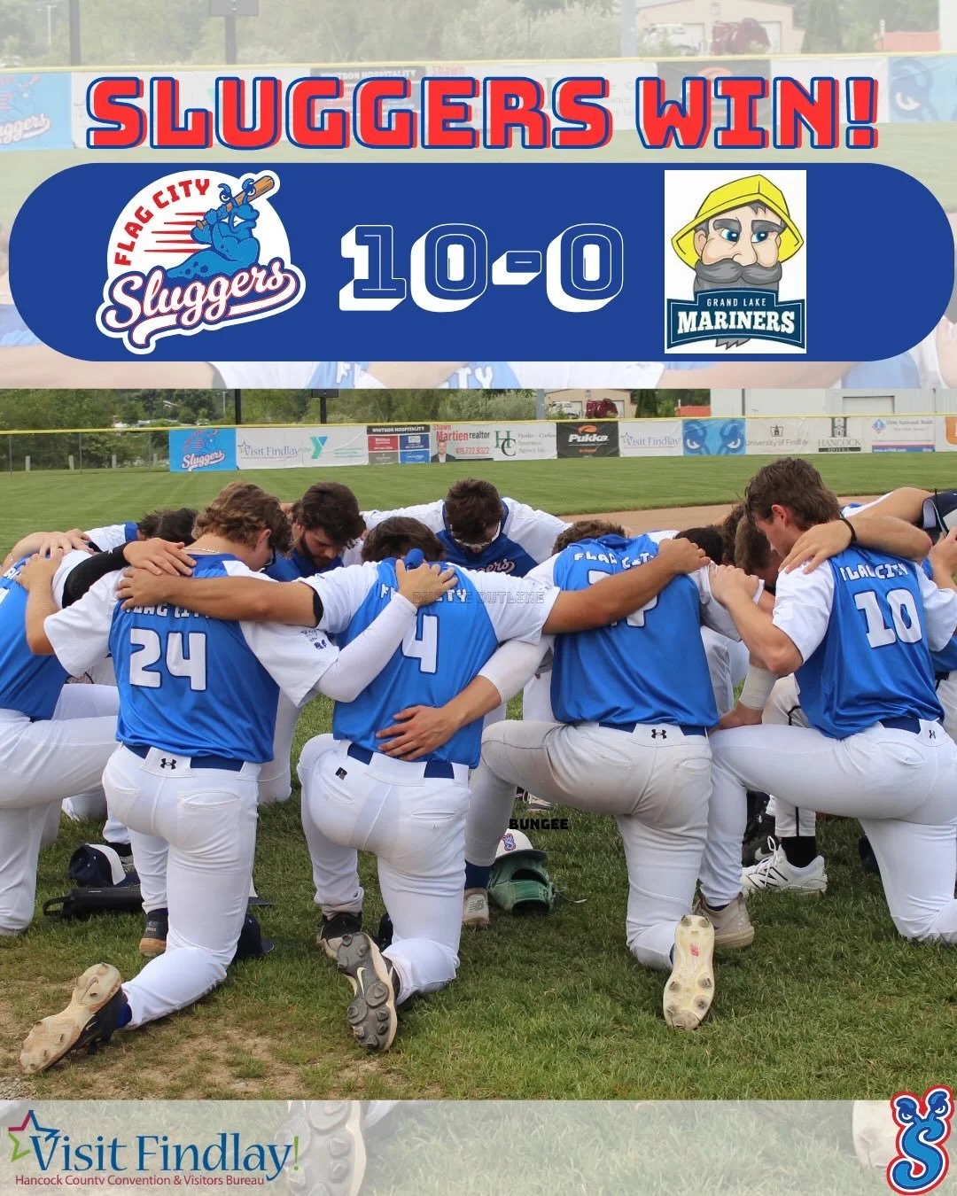 10-0 SHUTOUT! ⚾️💥

The Flag City Sluggers wrap up the series with a massive 10-0 win over the Grand Lake Mariners! 

Huge shoutout to our Players of the Game, Miles Mitchell and Leo McEnulty, for putting on an absolute clinic.

The boys have a well-