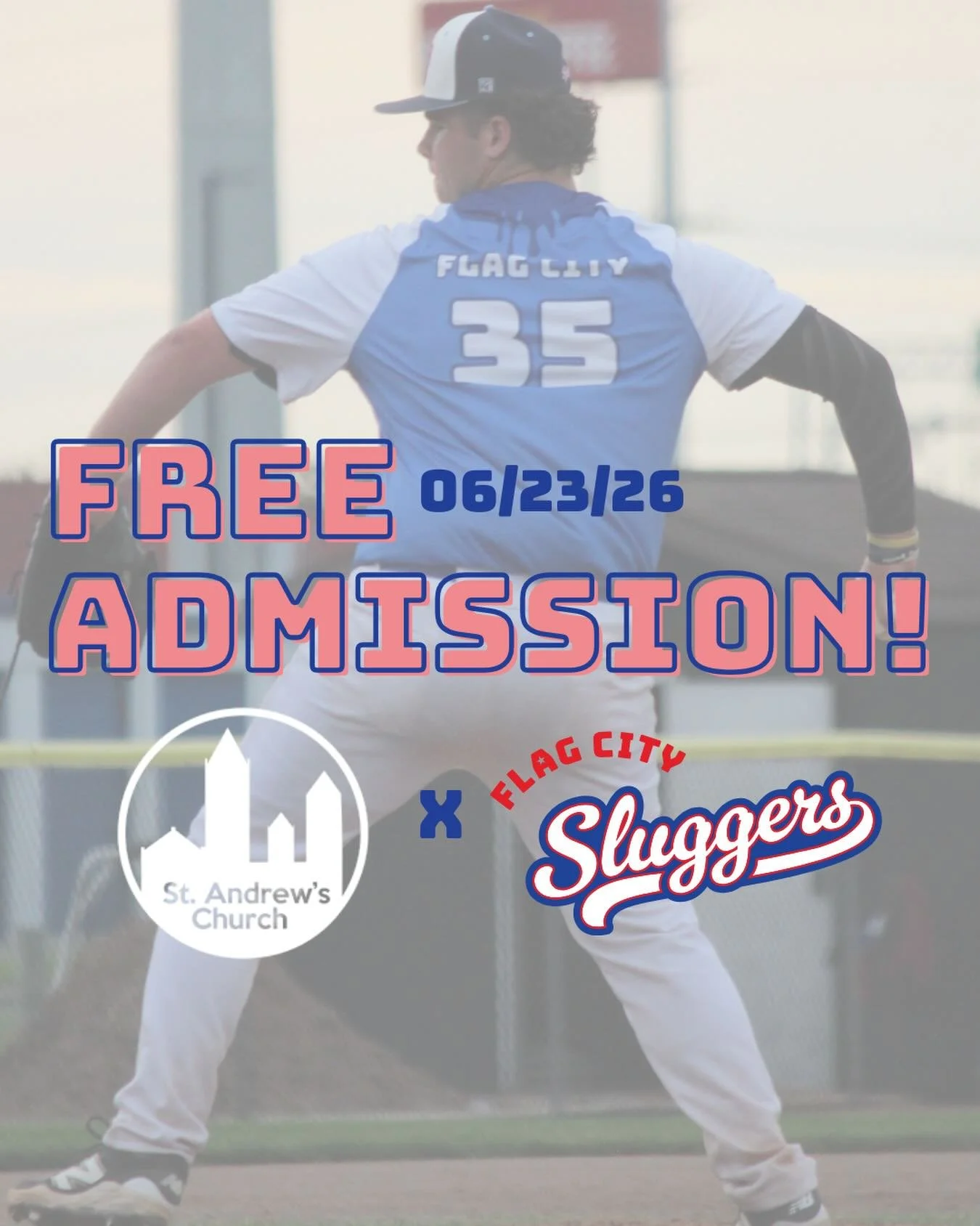 🚨 FREE BASEBALL TOMORROW NIGHT! 🚨

We love our Flag City community, and we love it even more when local organizations step up to support the fans! A massive thank you to St. Andrew&rsquo;s United Methodist Church for sponsoring tomorrow night&rsquo