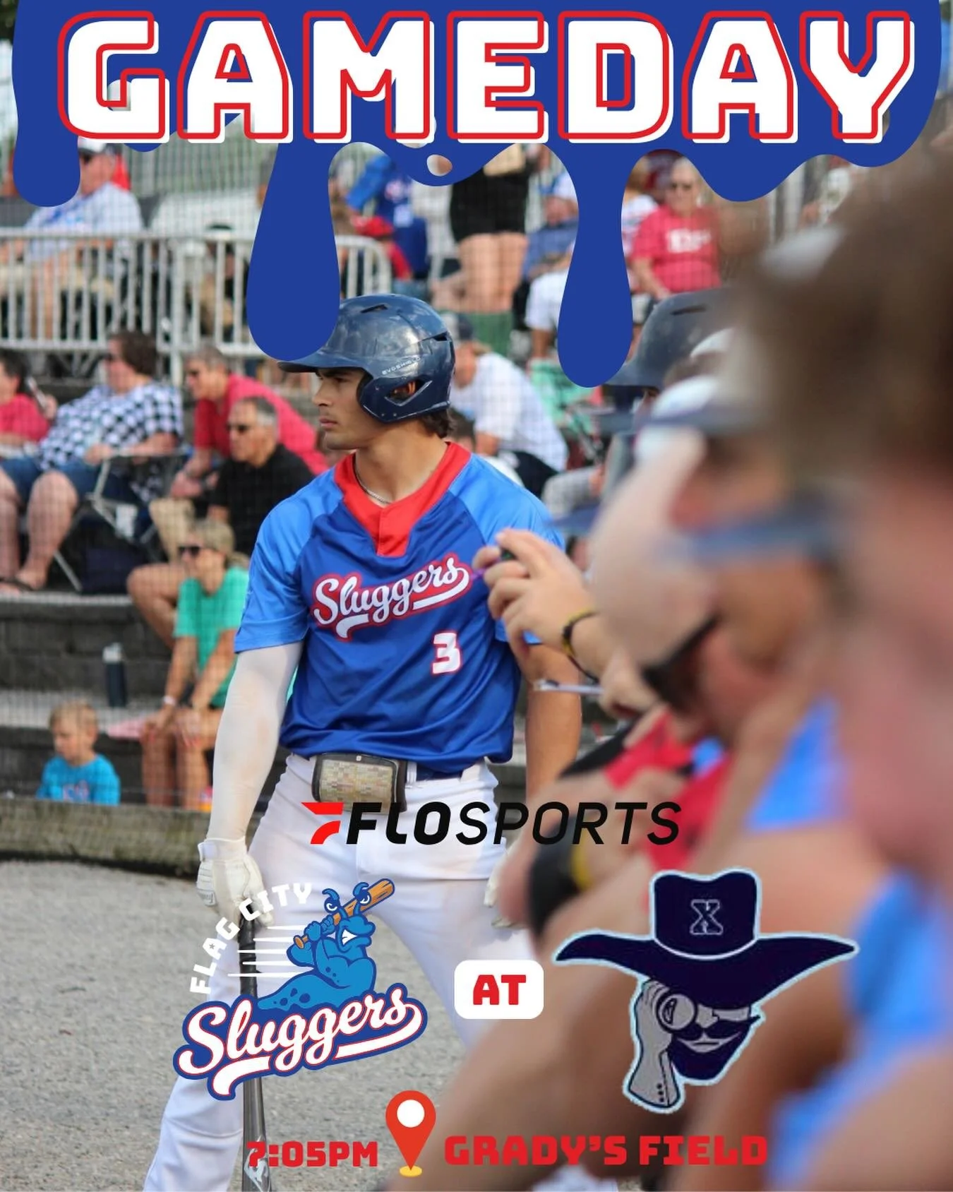 Game 3. Road trip finale. Let&rsquo;s get it. 😤

📍 Grady&rsquo;s Field
⏰ 7:05 PM
📺 FloSports

#SluggerNation #SummerBall