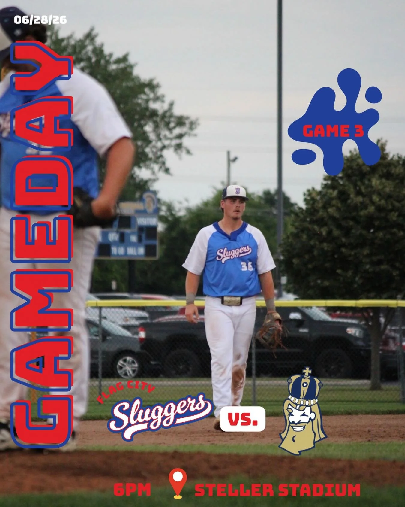 Game 3 is TODAY! ⚾️ 

The Sluggers take on the Michigan Monarchs for the last game of their 3 game series.

📍 NEW VENUE: Steller Stadium @ BGSU!
⏰ TIME: 6:05pm
🎟️ FREE ADMISSION for all fans!
📺 Can&rsquo;t make the trip? Stream it live on FloSport