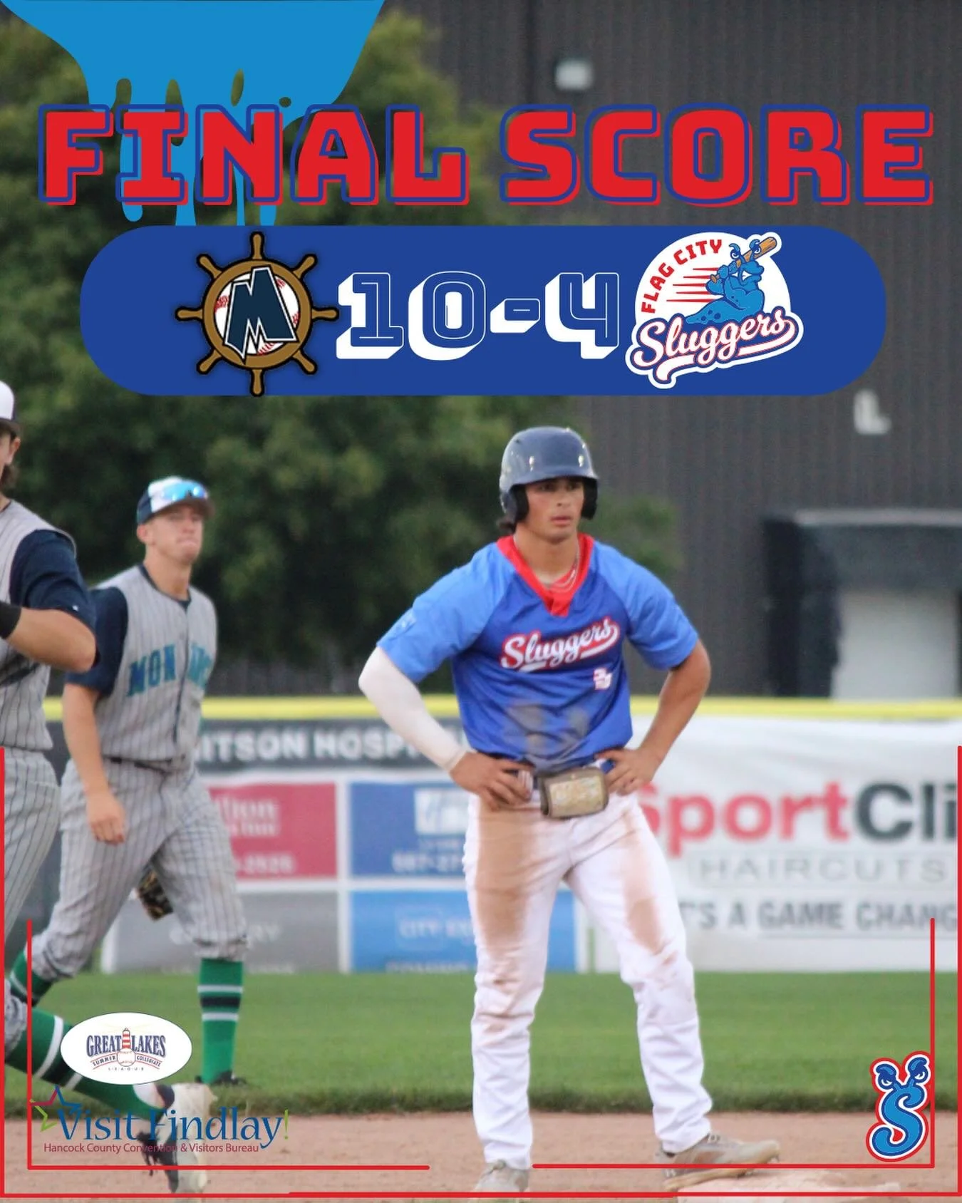 Game 1 didn&rsquo;t go our way, but the series isn&rsquo;t over.

We reset and face the Muskegon Clippers again tomorrow at 6:35 PM. Sleep tight, boys. 😴⚾️

#sluggers #game1