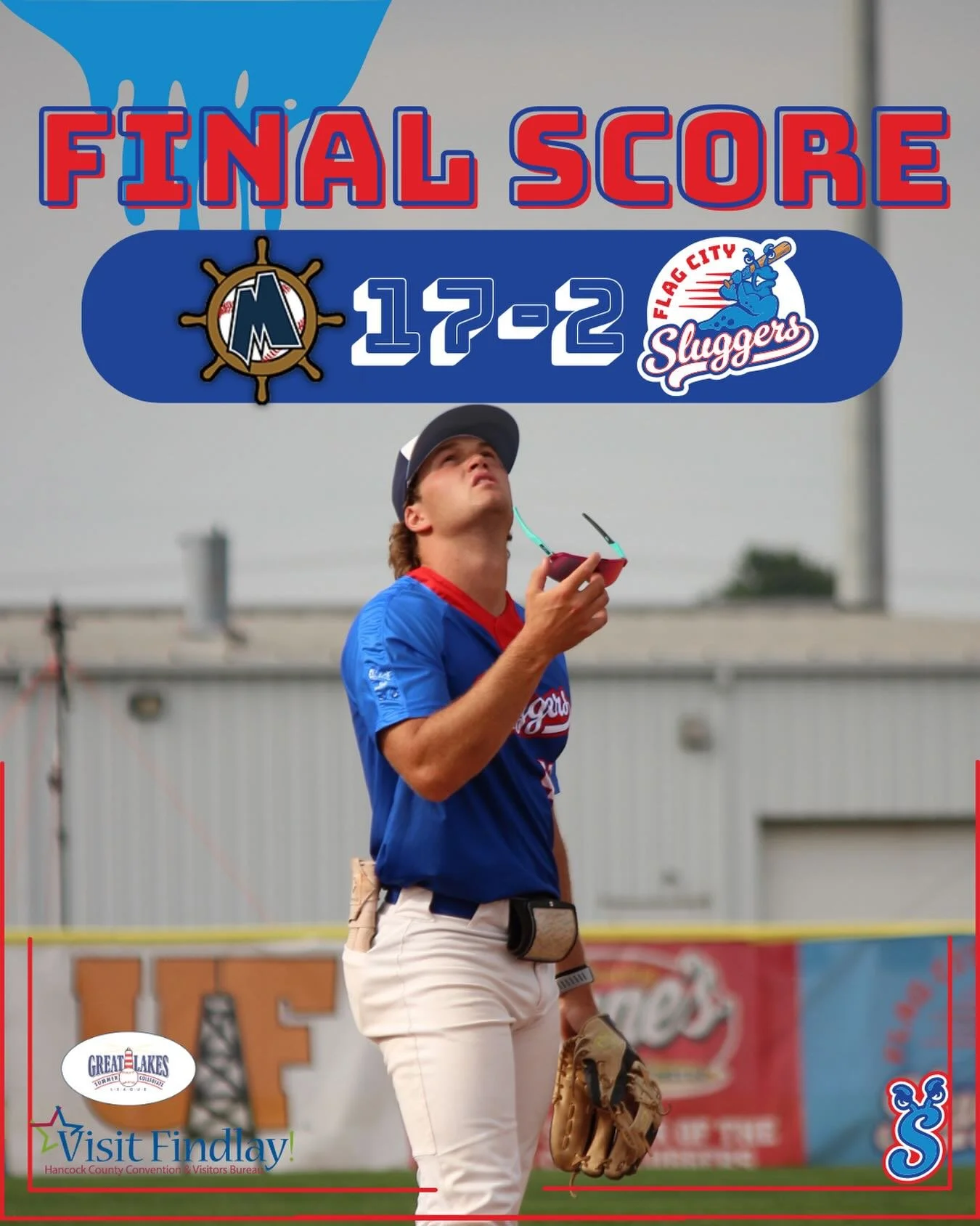 Rough night at the plate. Flag City Sluggers drop this one 17-2. 

Time to reset and get back at it tomorrow at 5:05 PM! ⏰💪

#slimetime #sluggers