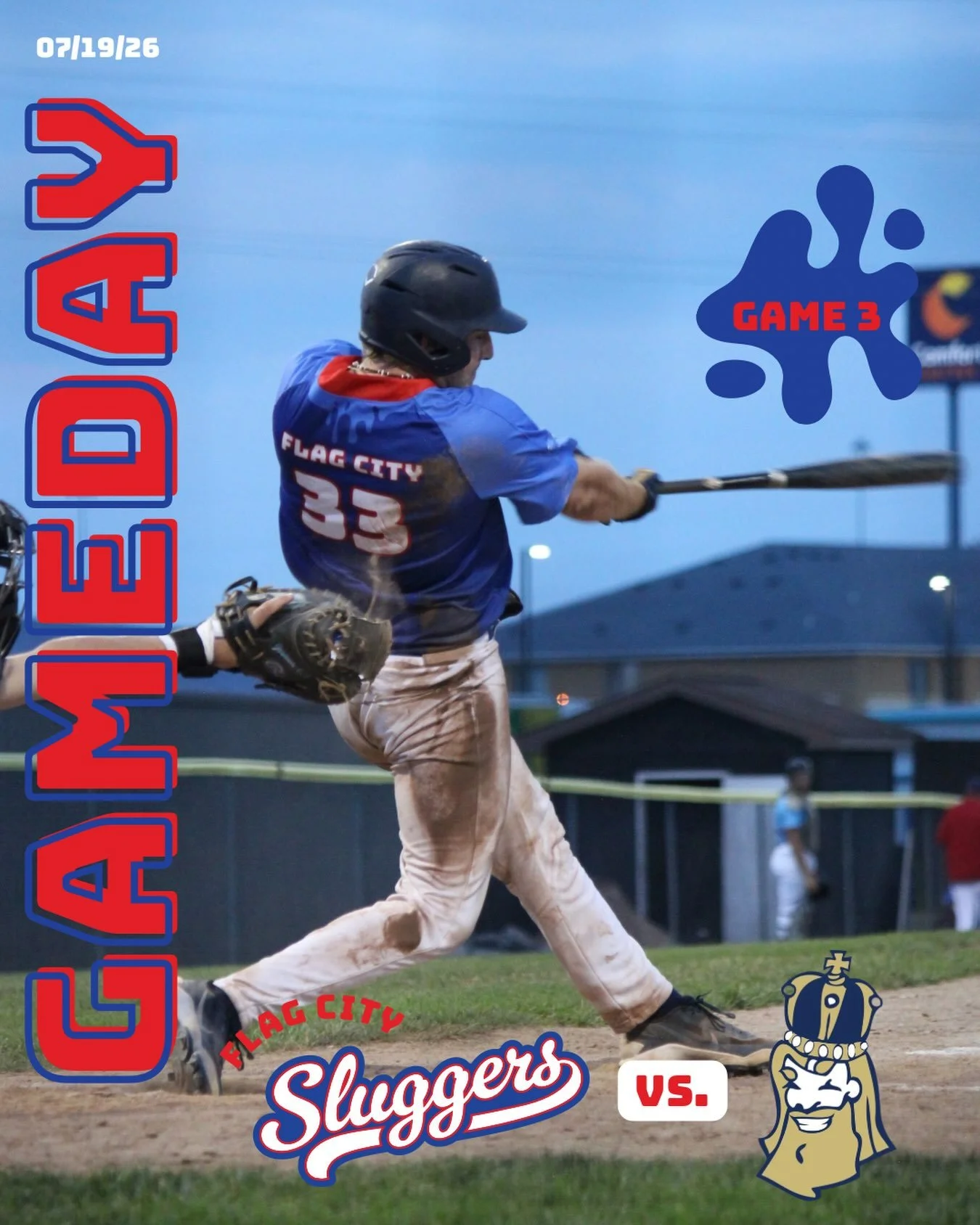 Mother Nature tried to bench us on Friday, but we&rsquo;re back in the lineup today. 🌦️❌

The Sluggers and the Monarchs are making up for lost time starting at 1:35 PM at Southgate Andersen.

Grab your snacks and stream the game live on FloSports! ?