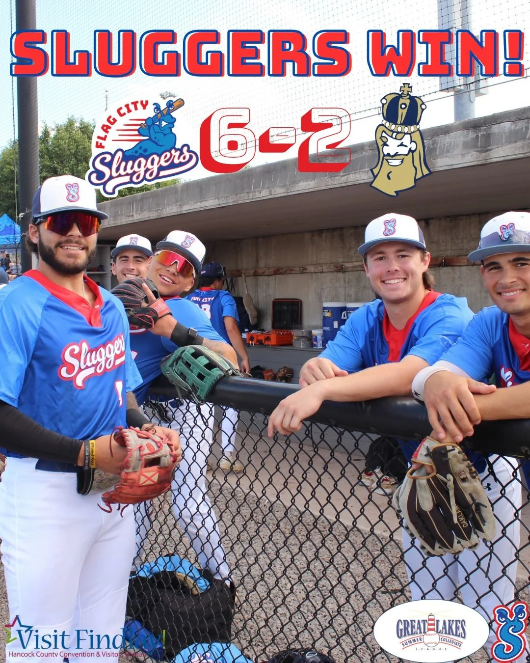 Finishing what they started! ⚾️🔥 
The Sluggers take care of business in the postponed matchup, locking in a 6-2 win over the Monarchs!

Huge shoutout to the Player of the Game, Braylon Sheefel, for an absolute masterclass on the mound&mdash;going a 