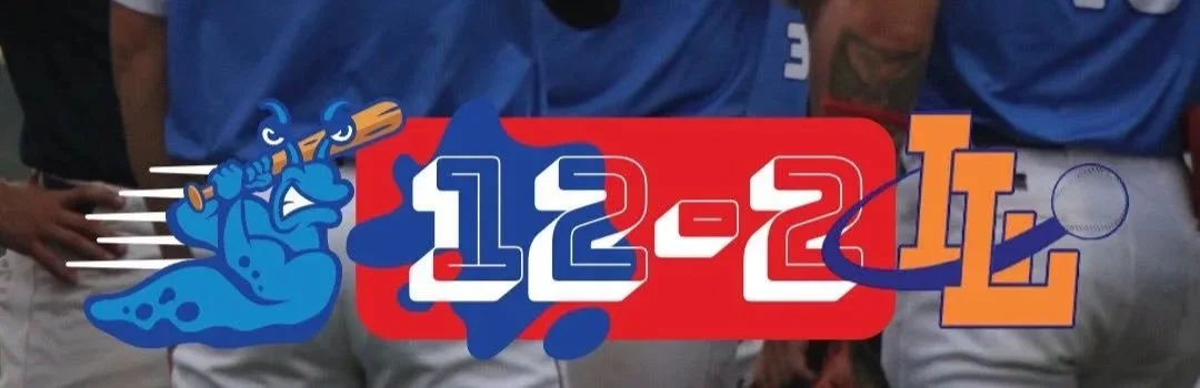 Sluggers Blow Out First-Place Locos 12-2 in 7-Innings