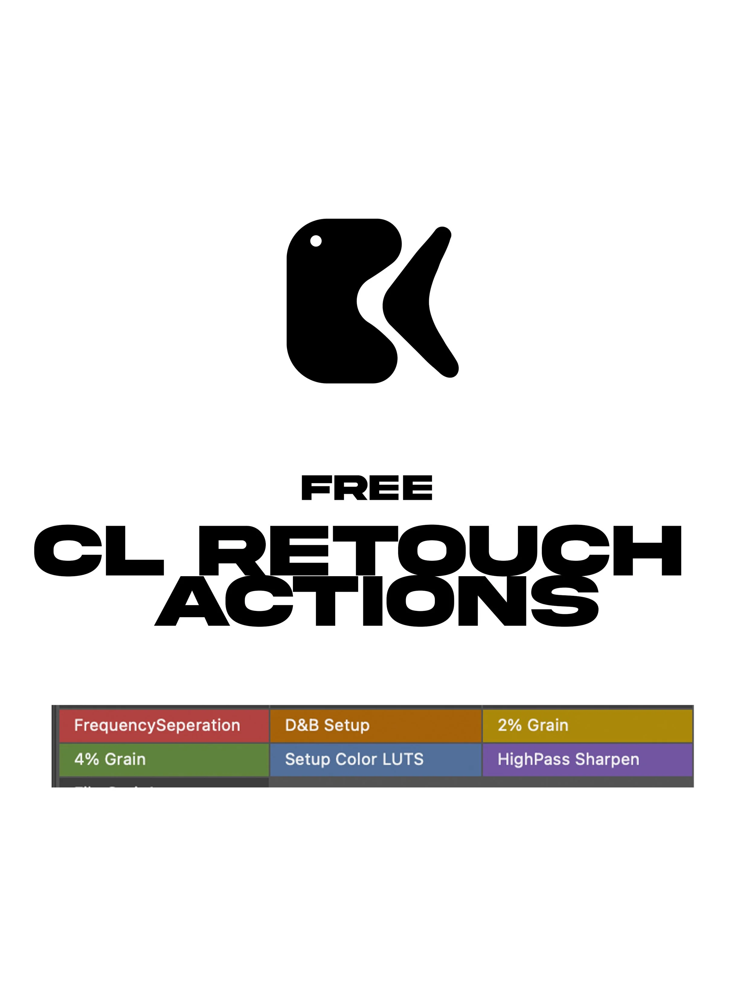 CL Retouch Actions – Free Photoshop Action Set