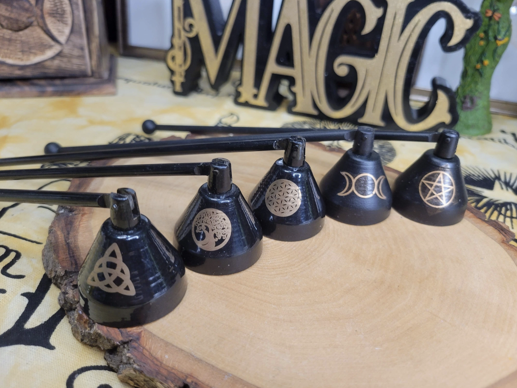 Handmade Iron Mini Snuffer, Multiple Designs