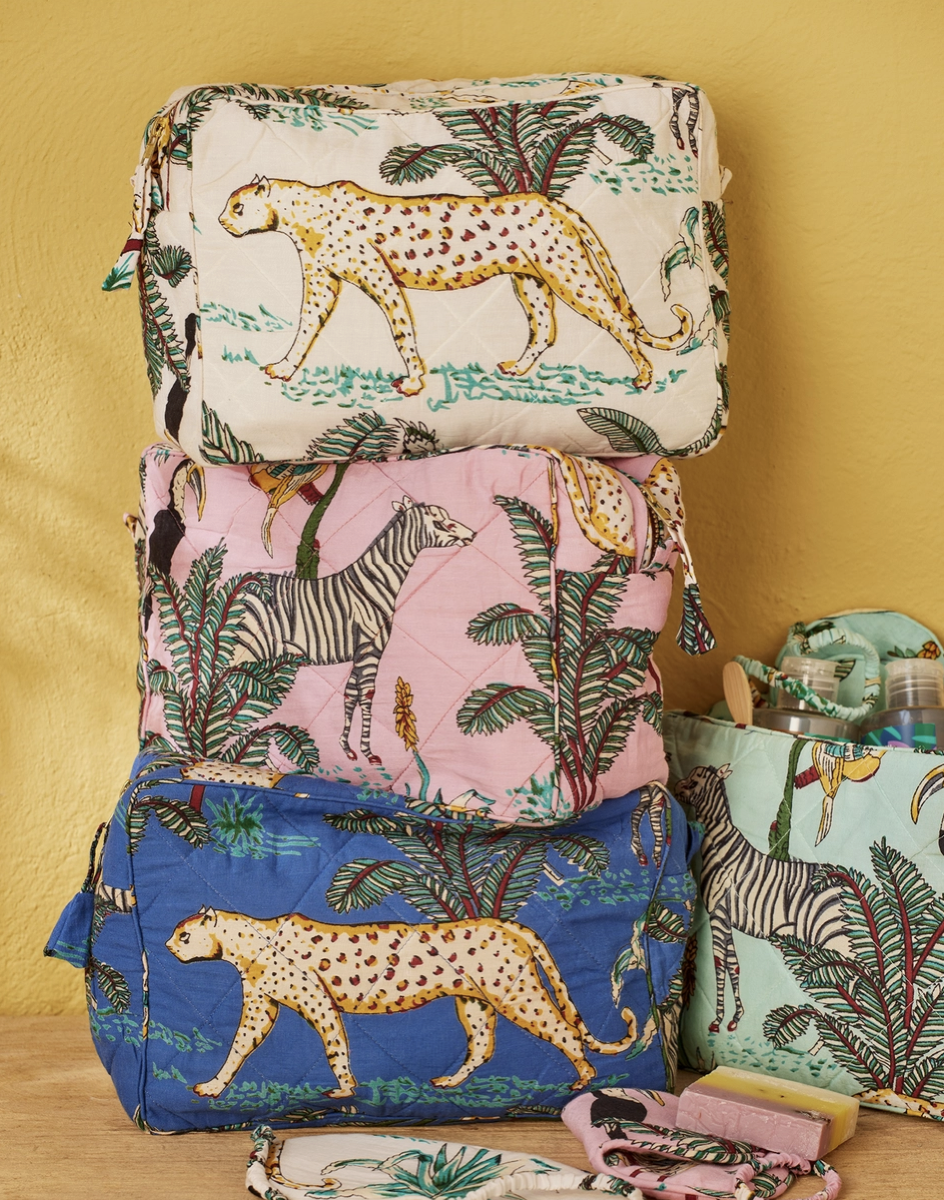 Jungle Print Wash Bag