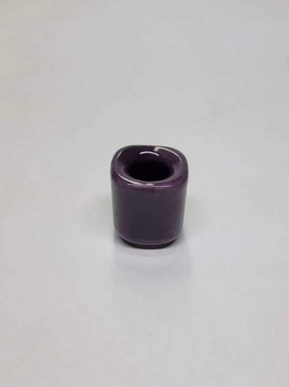 Handmade Plum Ceramic Chime Candle Holder