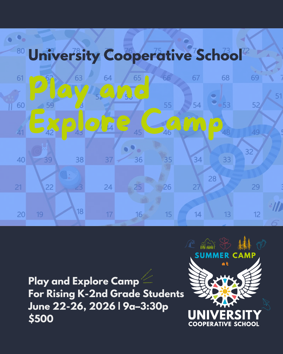 U Coop Camp 2026 K-2 Play and Explore Camp.png