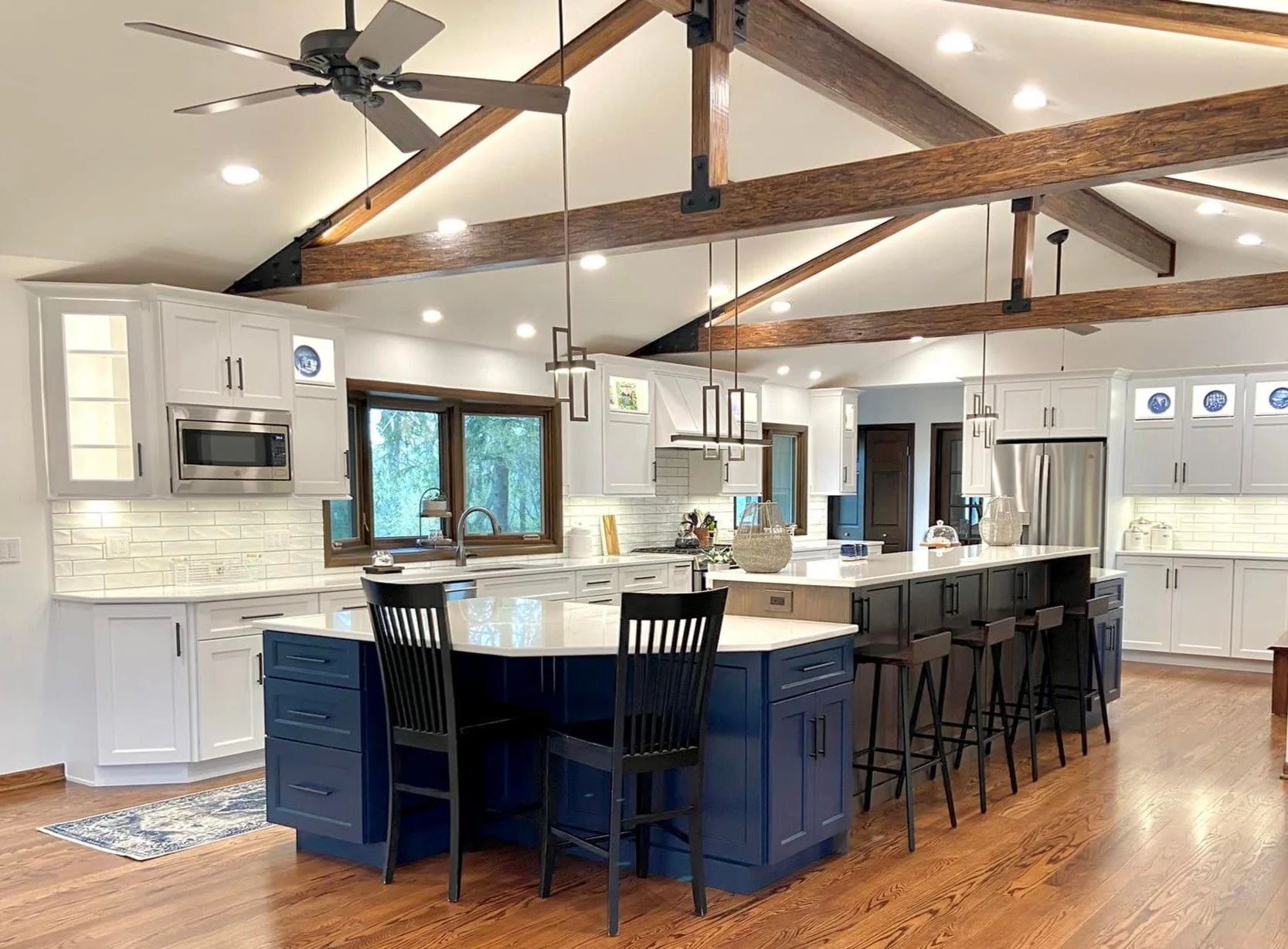 Transitional Farmhouse Kitchen Remodel by Detail Kitchens project photo 2