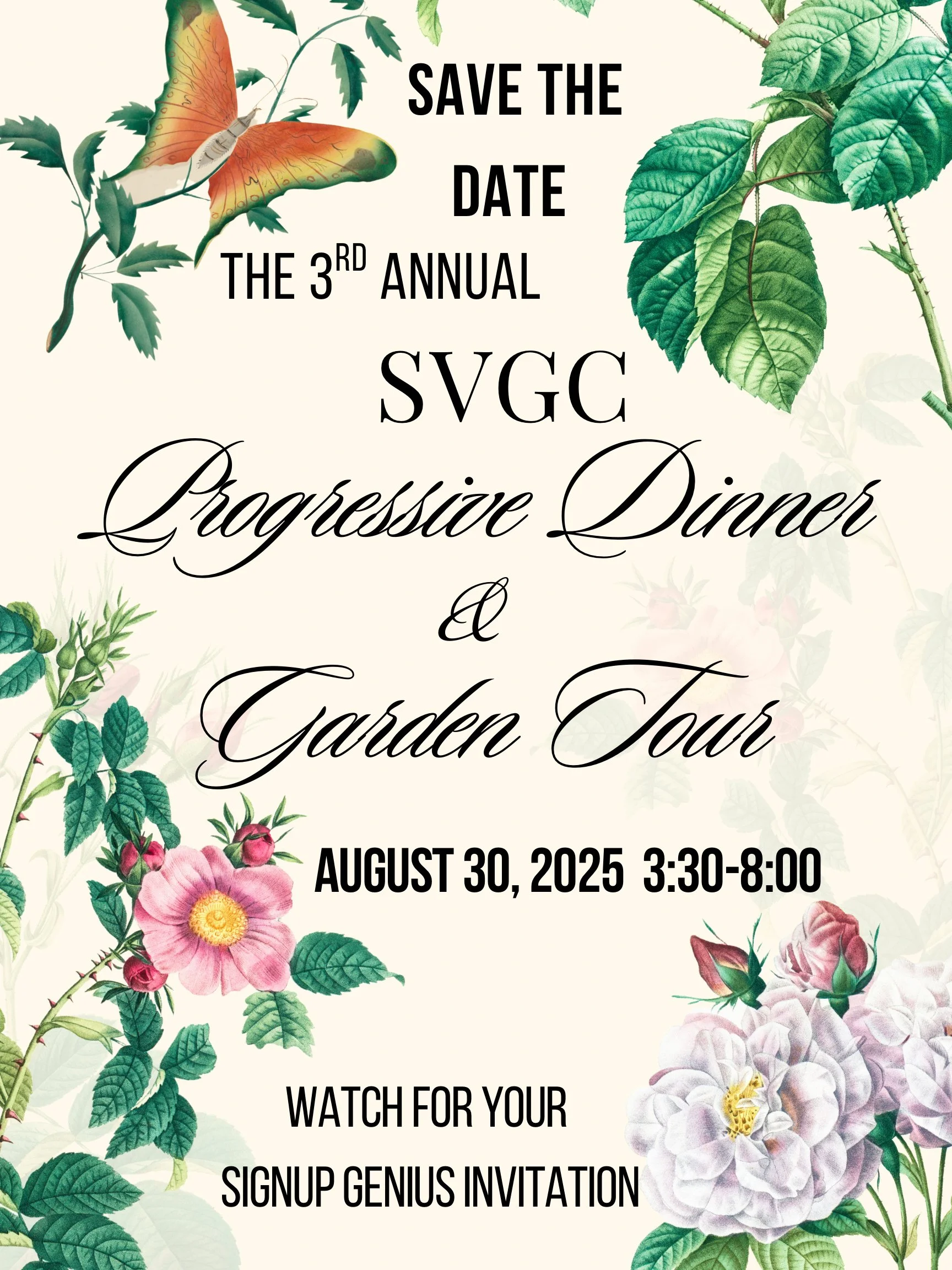 SVGC Garden Tour & Progressive Dinner