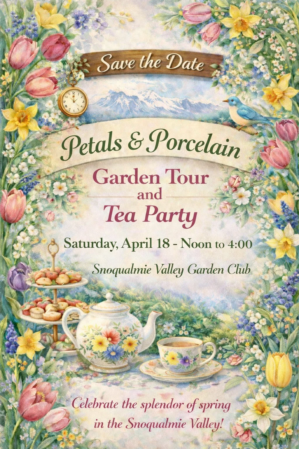 Petals &amp; Porcelain Garden Tour &amp; Tea Party