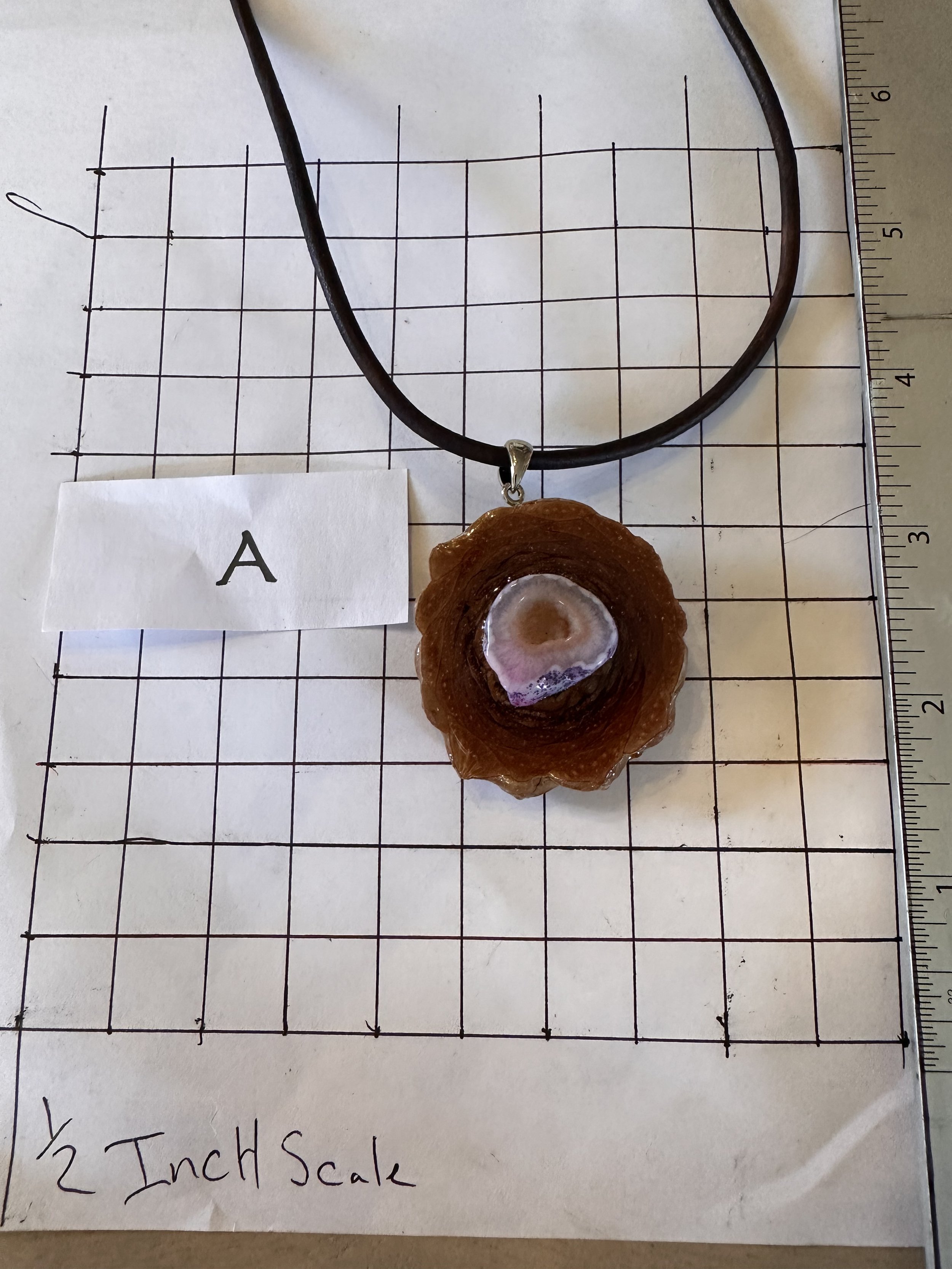 Medallion with Agate Geode