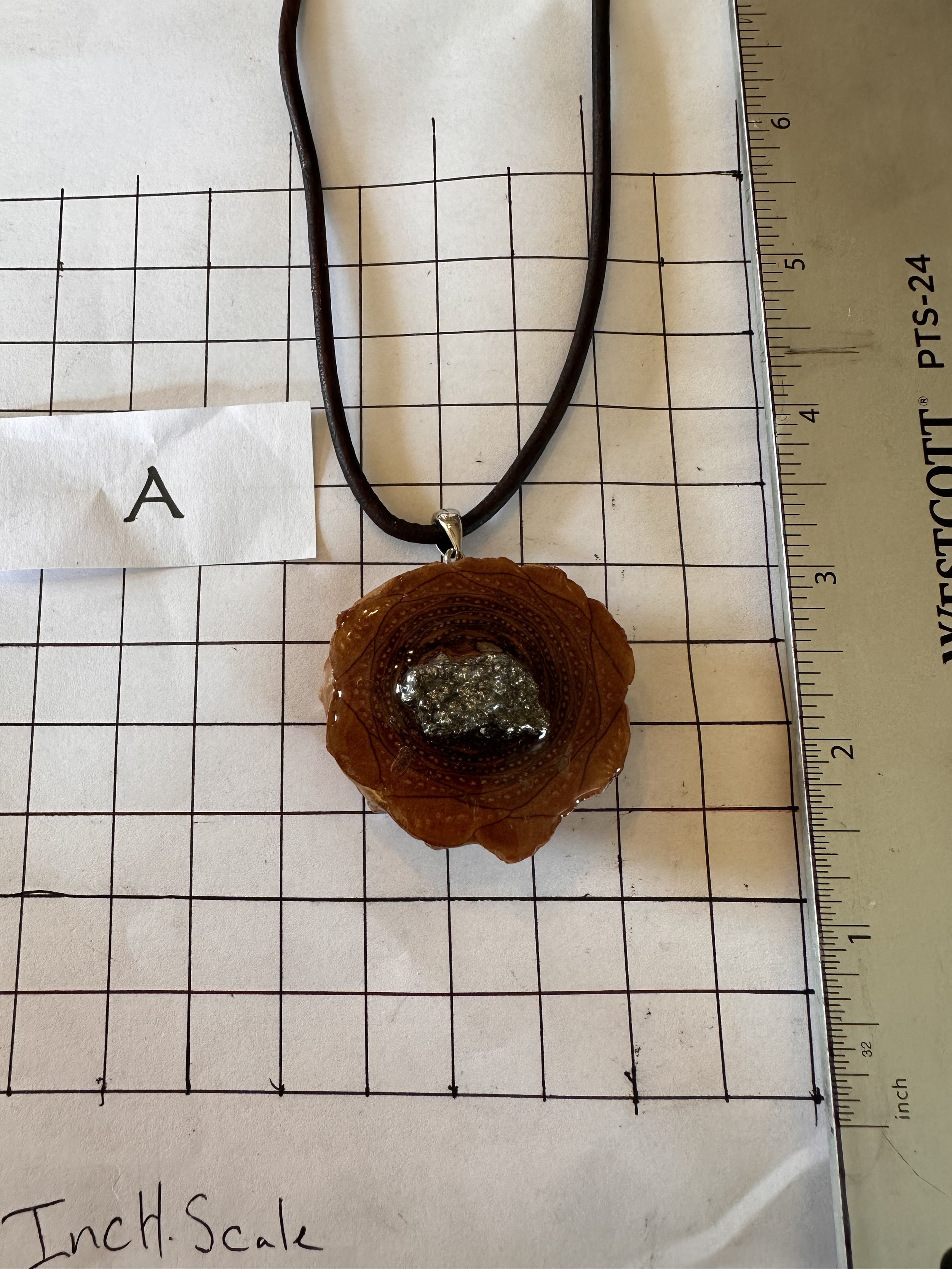 Medallion with Pyrite