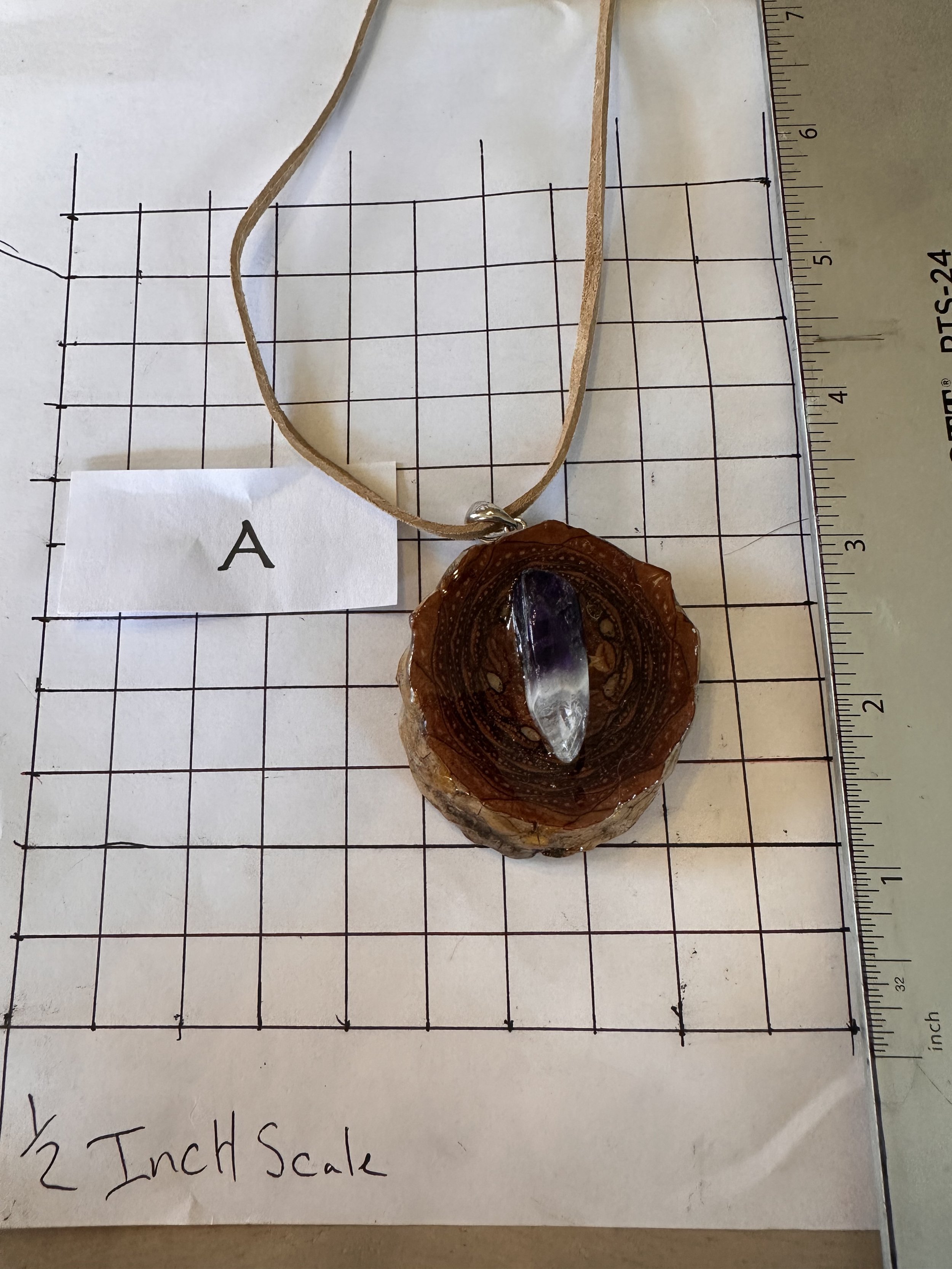 Medallion with Amethyst