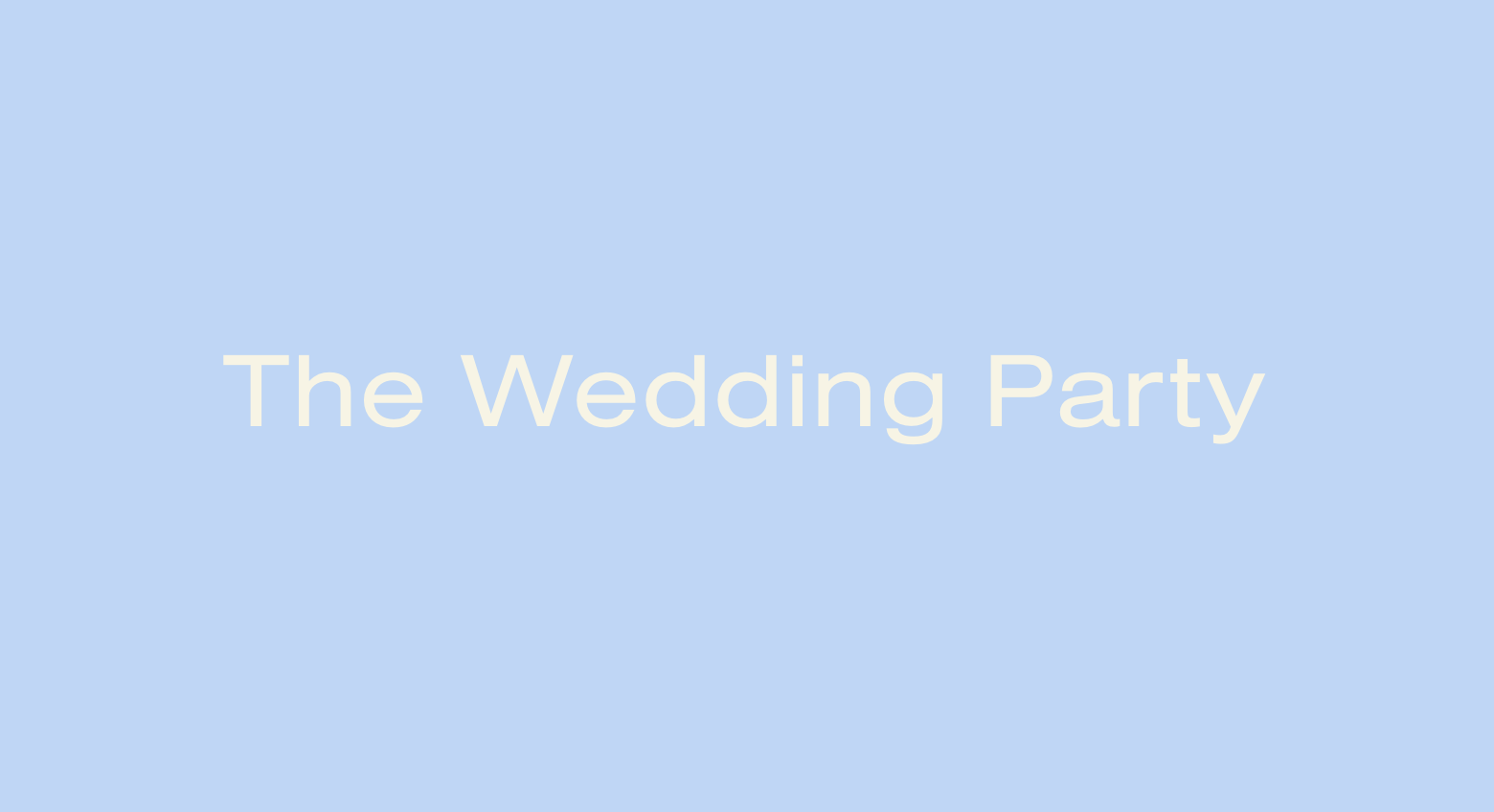 The Wedding Party